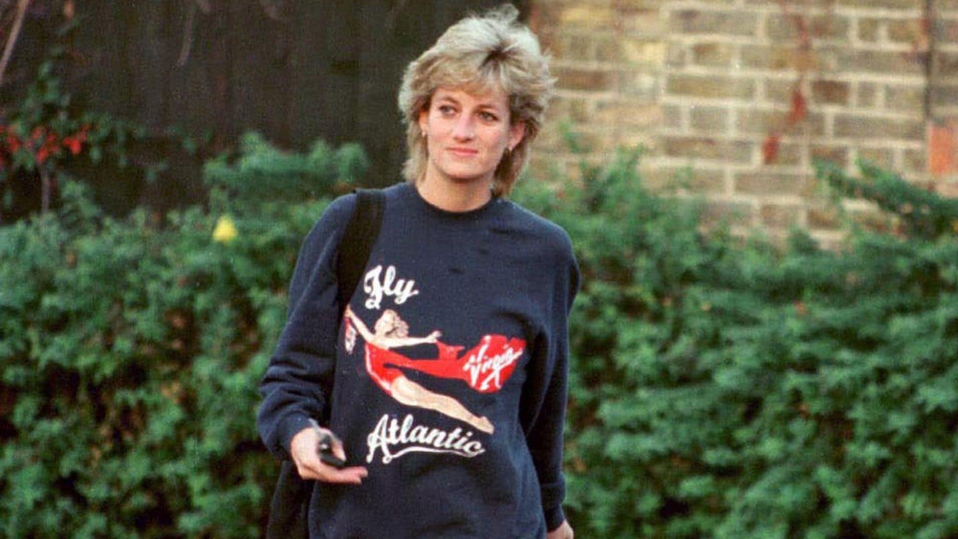 El look deportivo de la princesa Diana es perfecto para salir y estar en casa