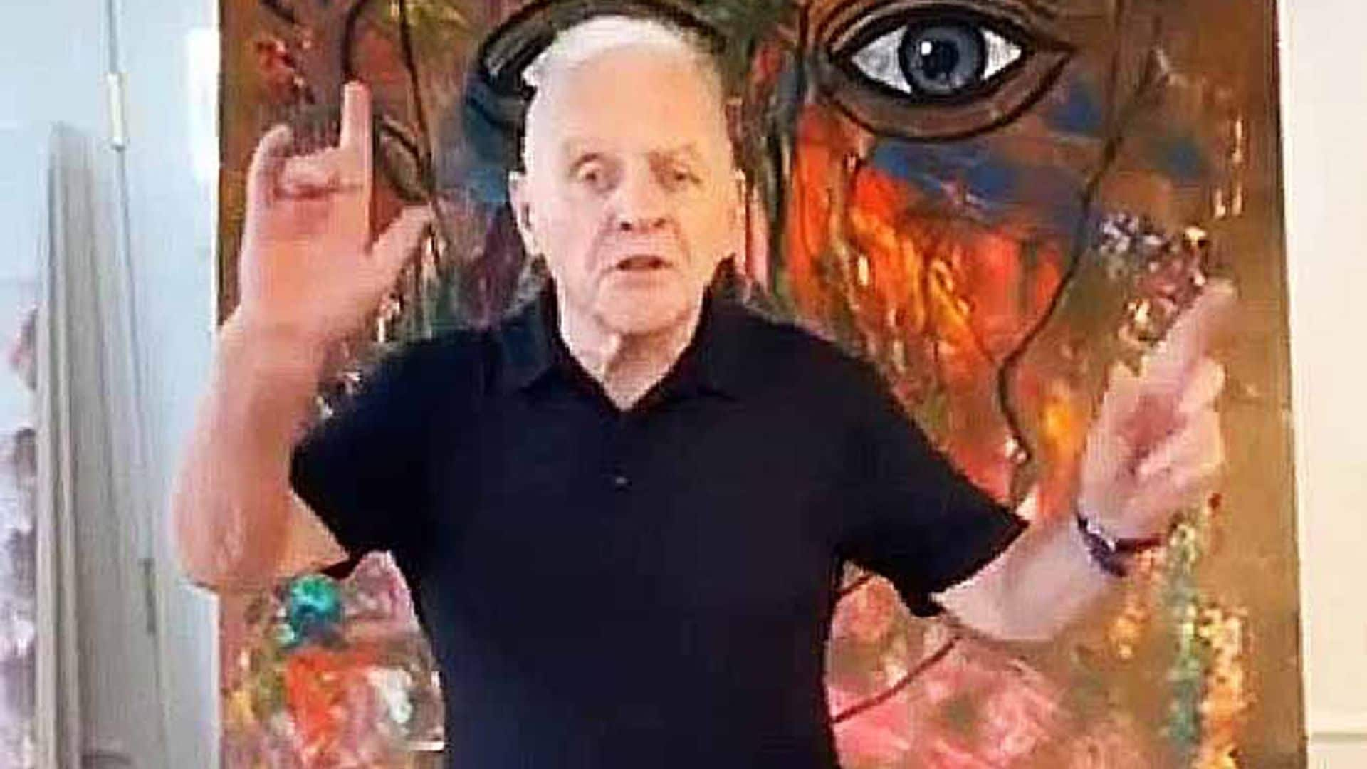 A ritmo de hip hop, Anthony Hopkins da una lección de baile a sus 82 años