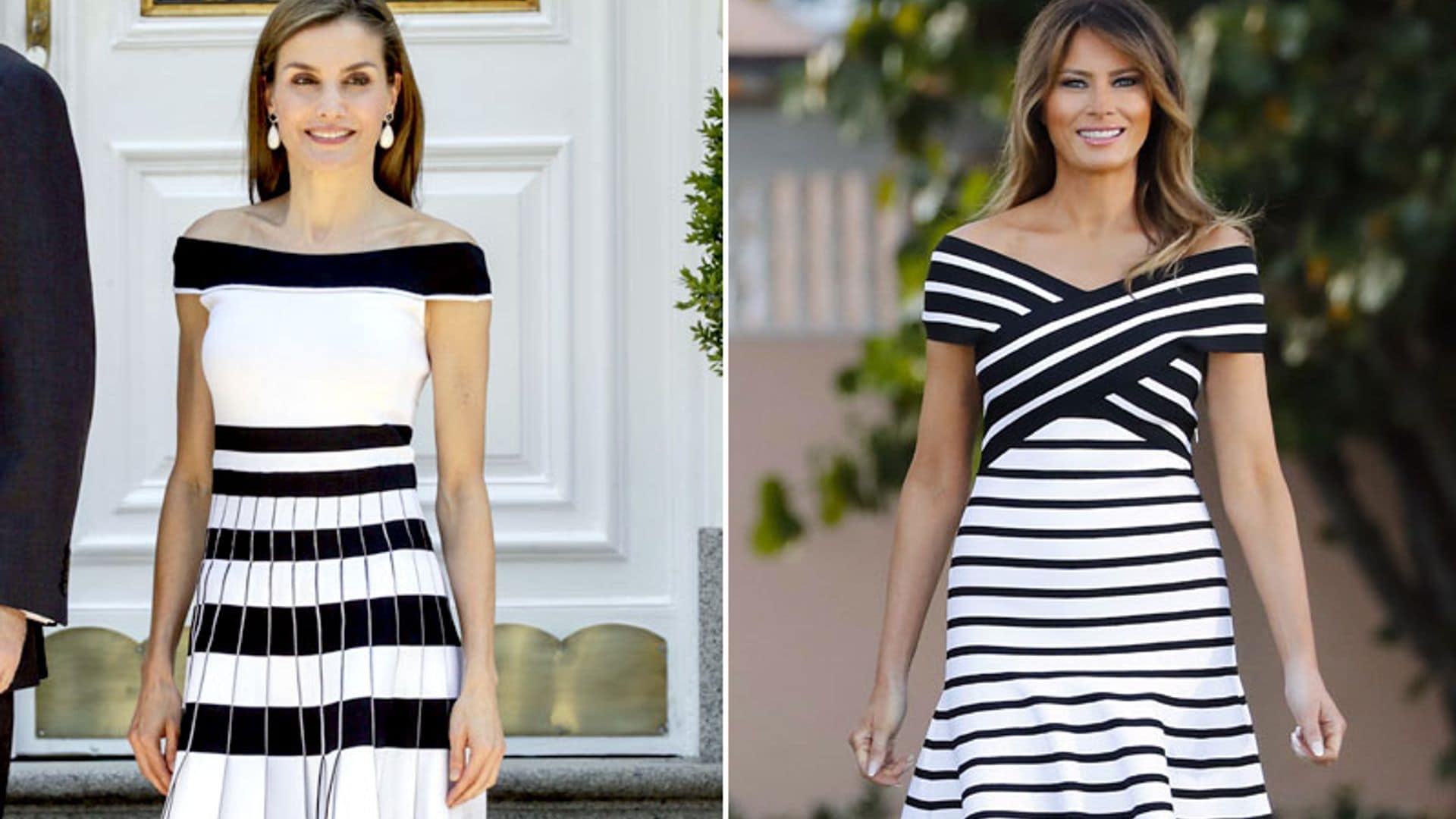 Las 6 veces en las que la reina Letizia y Melania Trump han compartido estilo