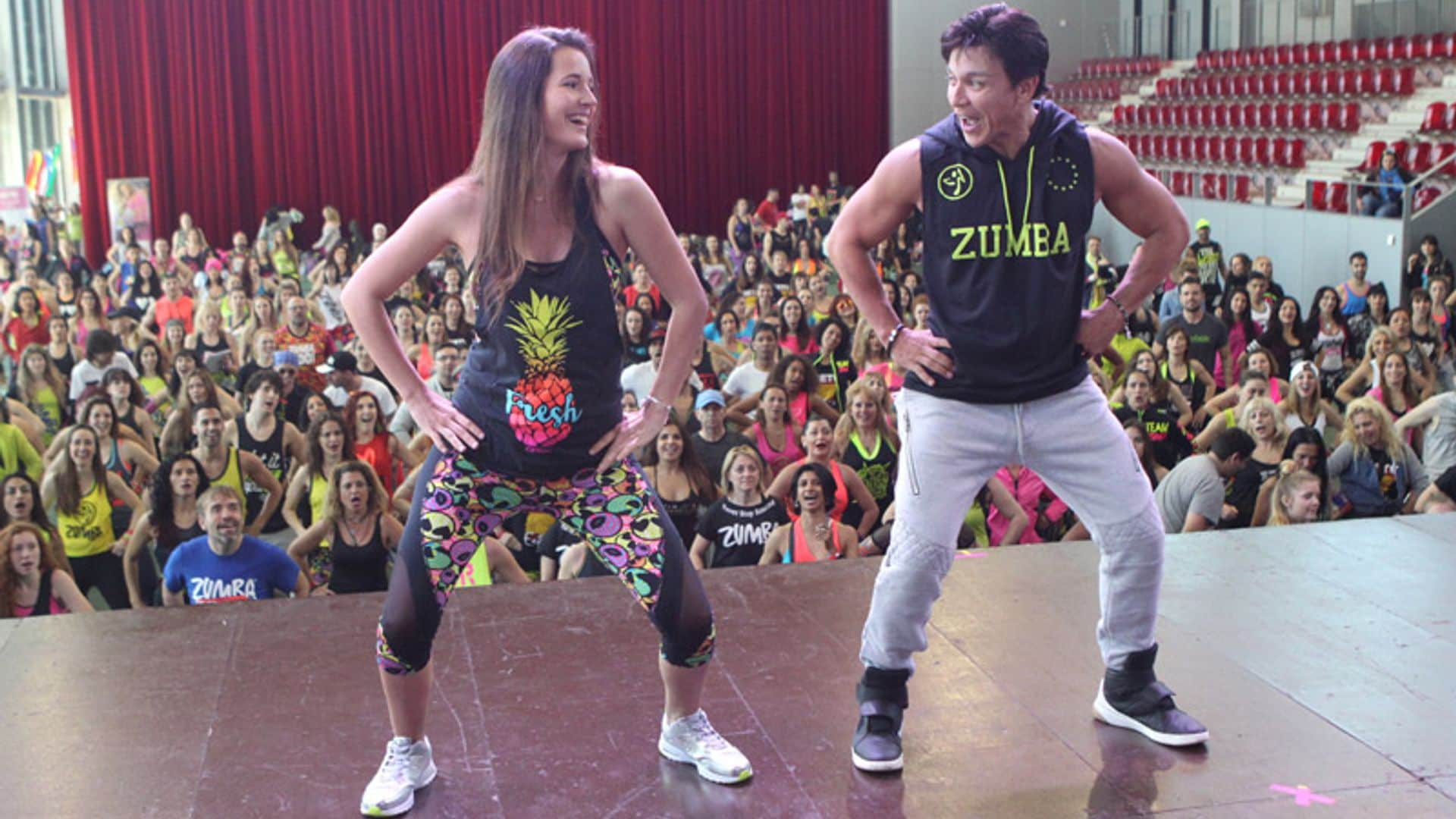 Malena Costa presume de embarazo a ritmo de zumba