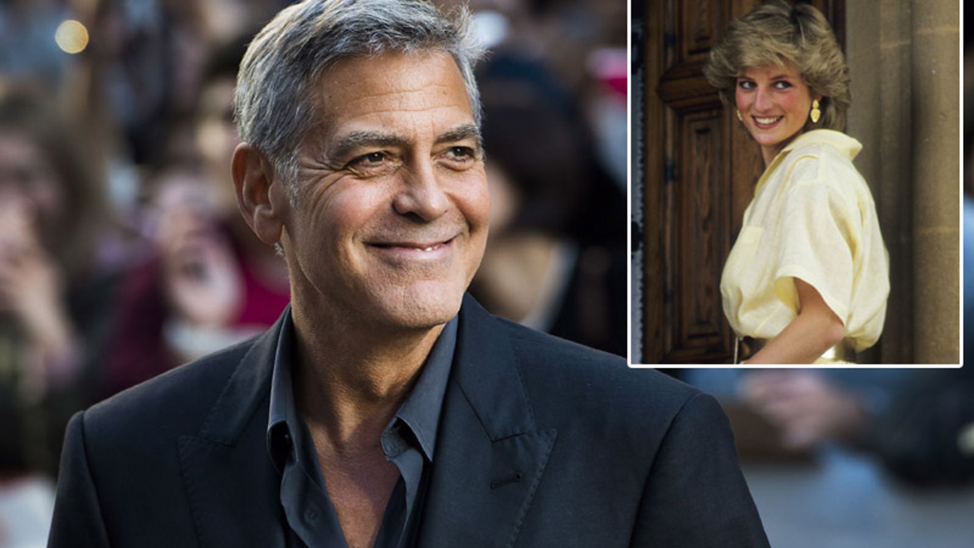 La conexión de George Clooney con Diana de Gales