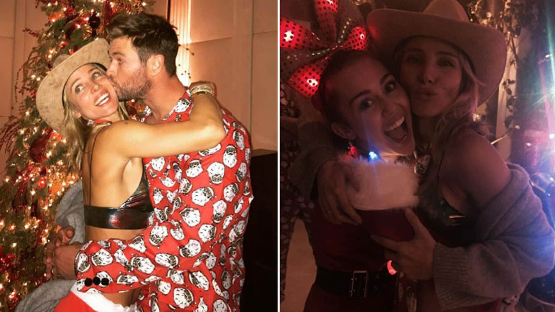 Abrazos, disfraces y mucha complicidad... ¡los Hemsworth-Pataky sí que saben divertirse en las fiestas!