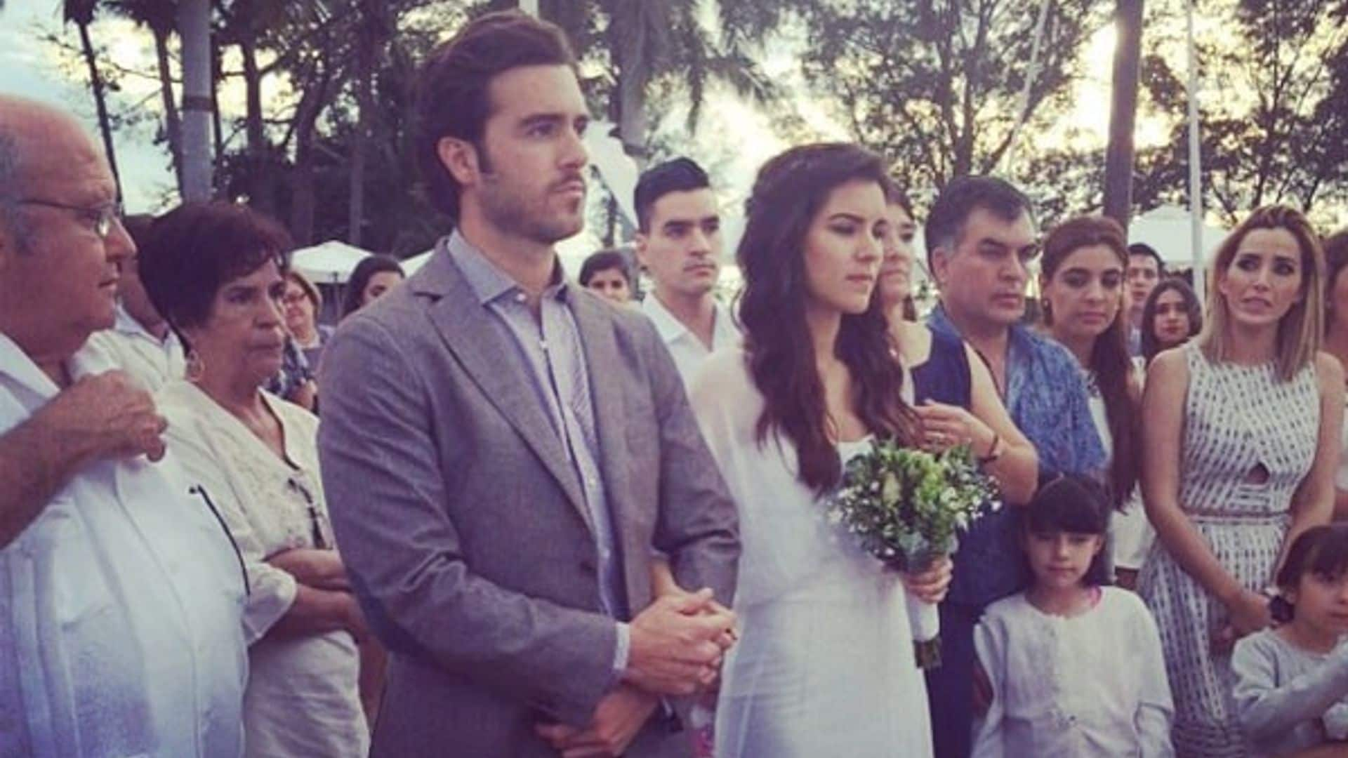 ¡Boda sorpresa! Pablo Lyle y Ana Araujo se casaron el día del bautizo de su hijo, Mauro