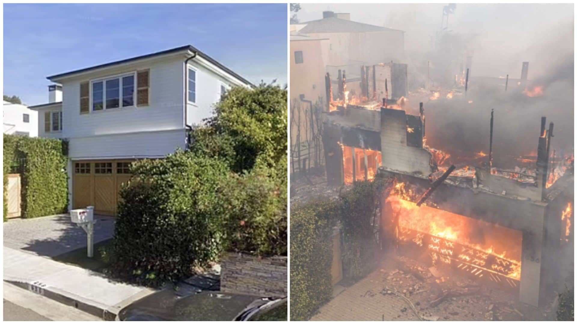 FOTOS: Antes y después de las casas de los famosos devastadas por los incendios en California