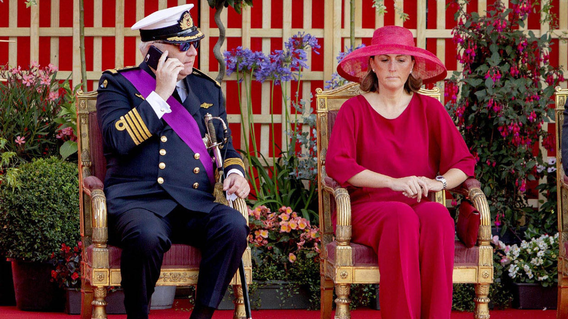 La polémica actitud de Laurent de Bélgica durante el desfile nacional