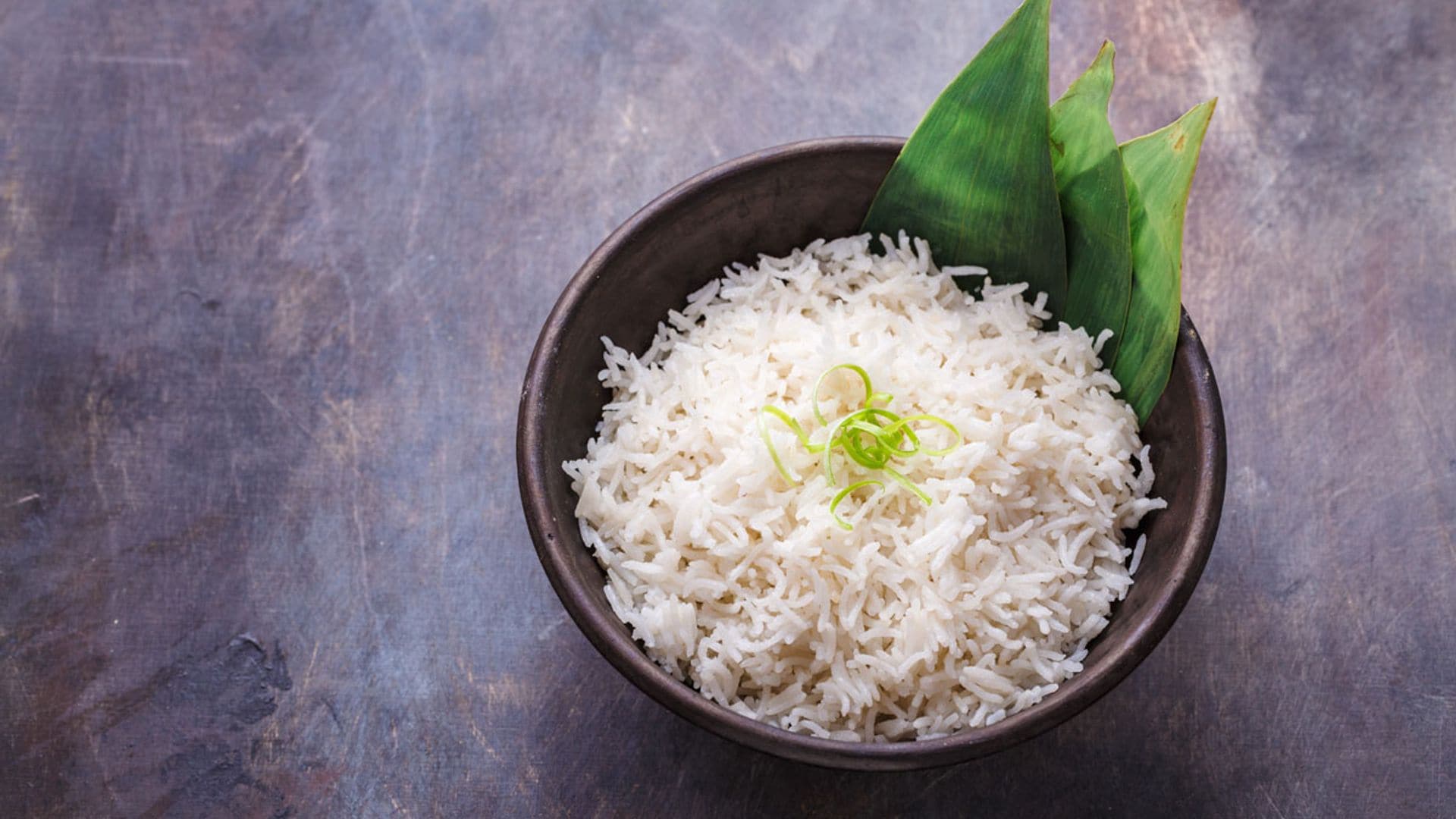 Arroz basmati con leche de coco