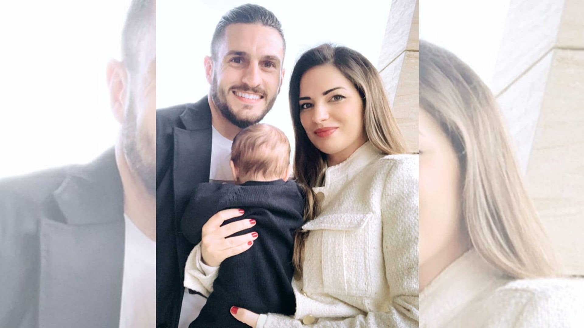 El hijo de Koke y Beatriz Espejel cumple dos meses ¡y ya 'habla'!