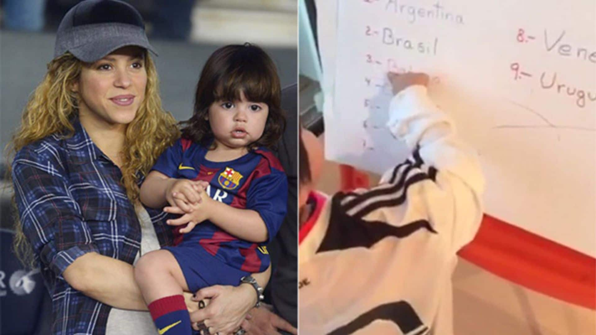 Tiene solo dos años y ya sabe leer... ¡Shakira, la mejor 'profe' de Milan!