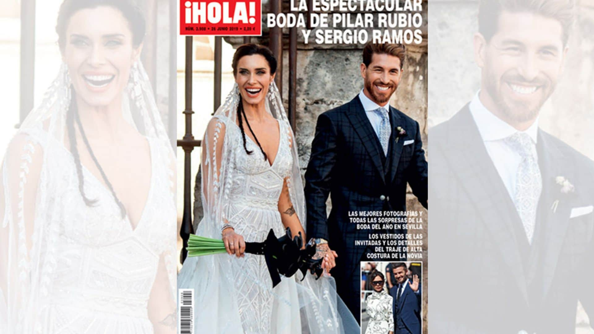 ¡HOLA! adelanta su edición y sale a la venta este lunes con motivo de la boda de Pilar Rubio y Sergio Ramos