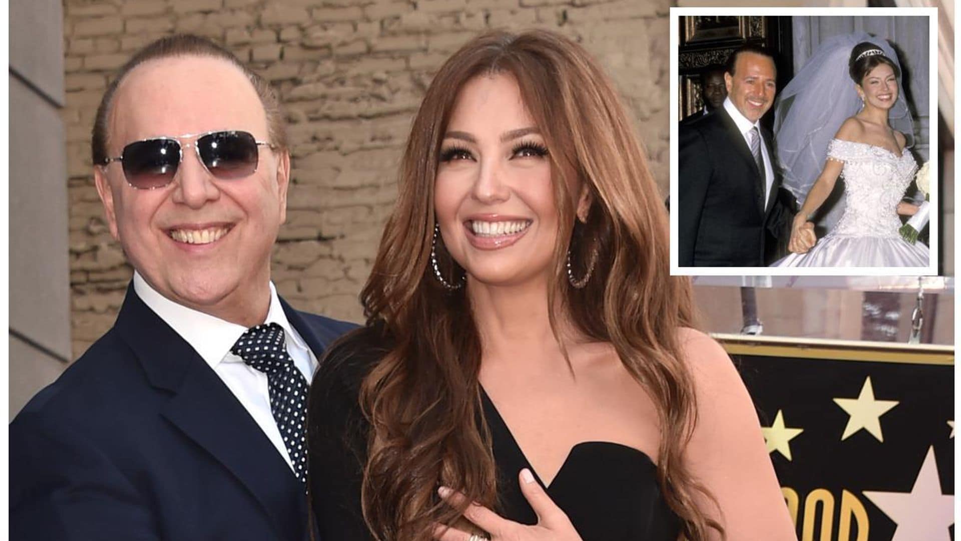 Thalía y Tommy Mottola visitan la iglesia en donde se casaron hace 20 años