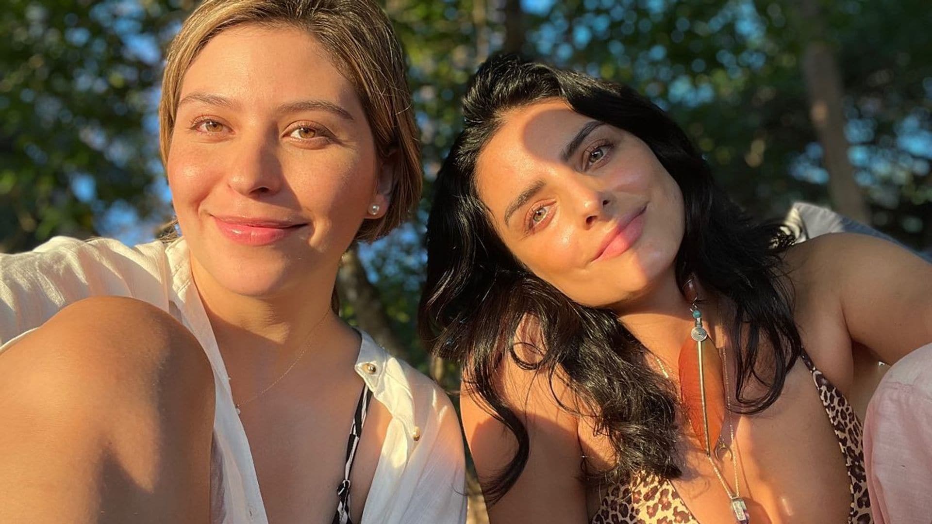 Ilusionada, Aislinn Derbez celebra el baby shower de su hermana Michelle