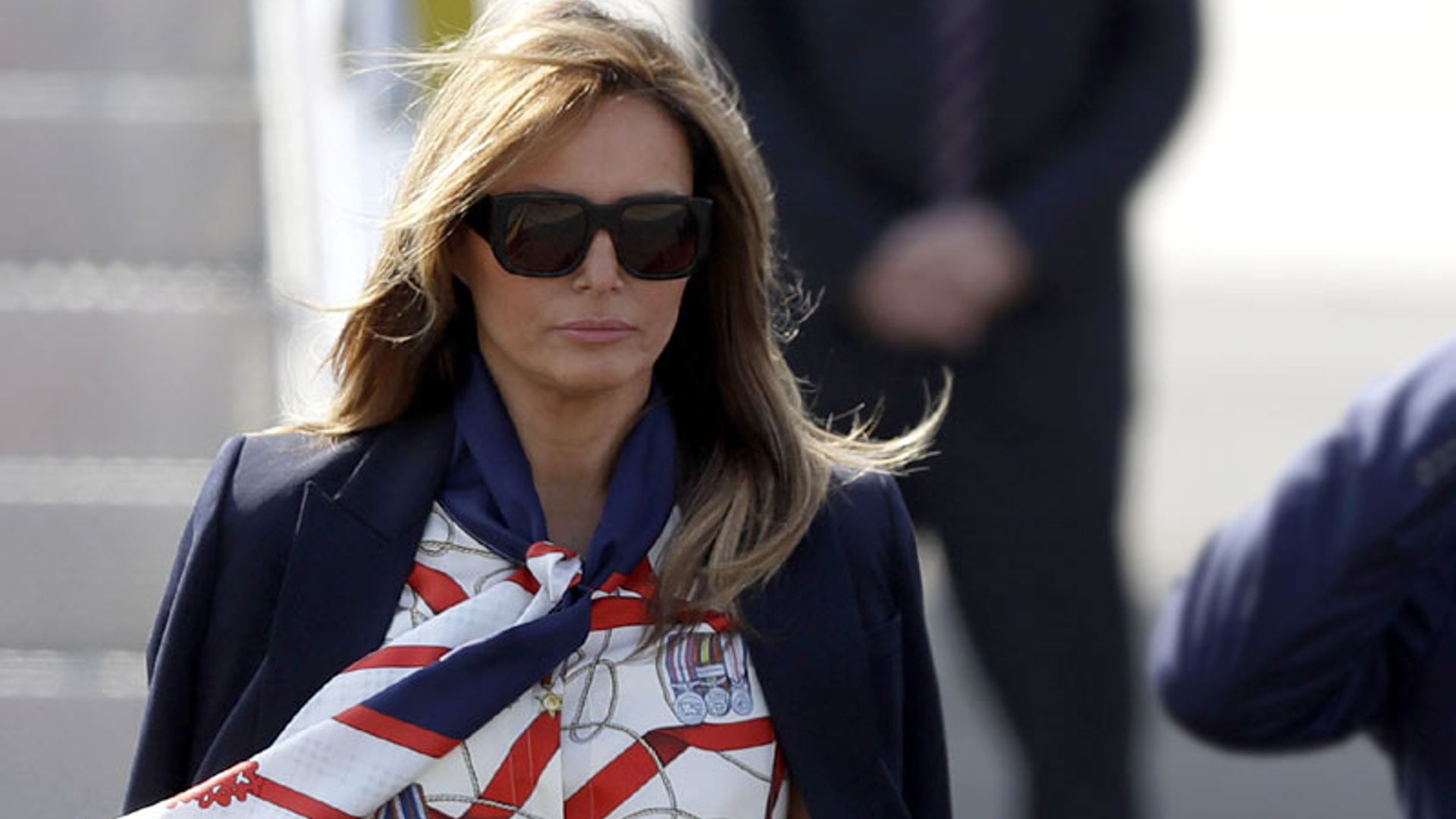 Melania Trump no se libra de las críticas con su primera imagen en Reino Unido