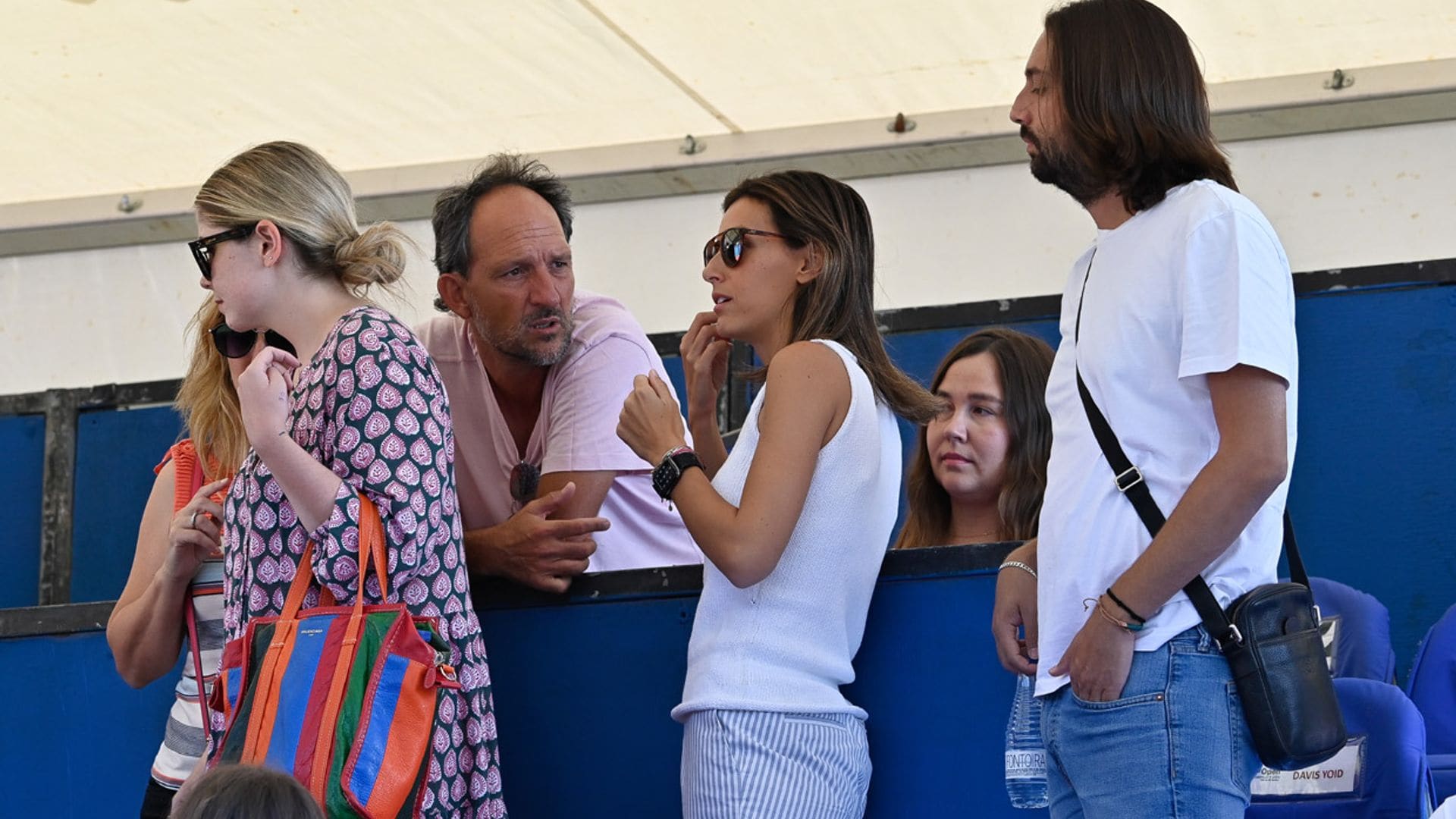 Ana Boyer, su suegro y sus cuñados, la mejor afición de Fernando Verdasco