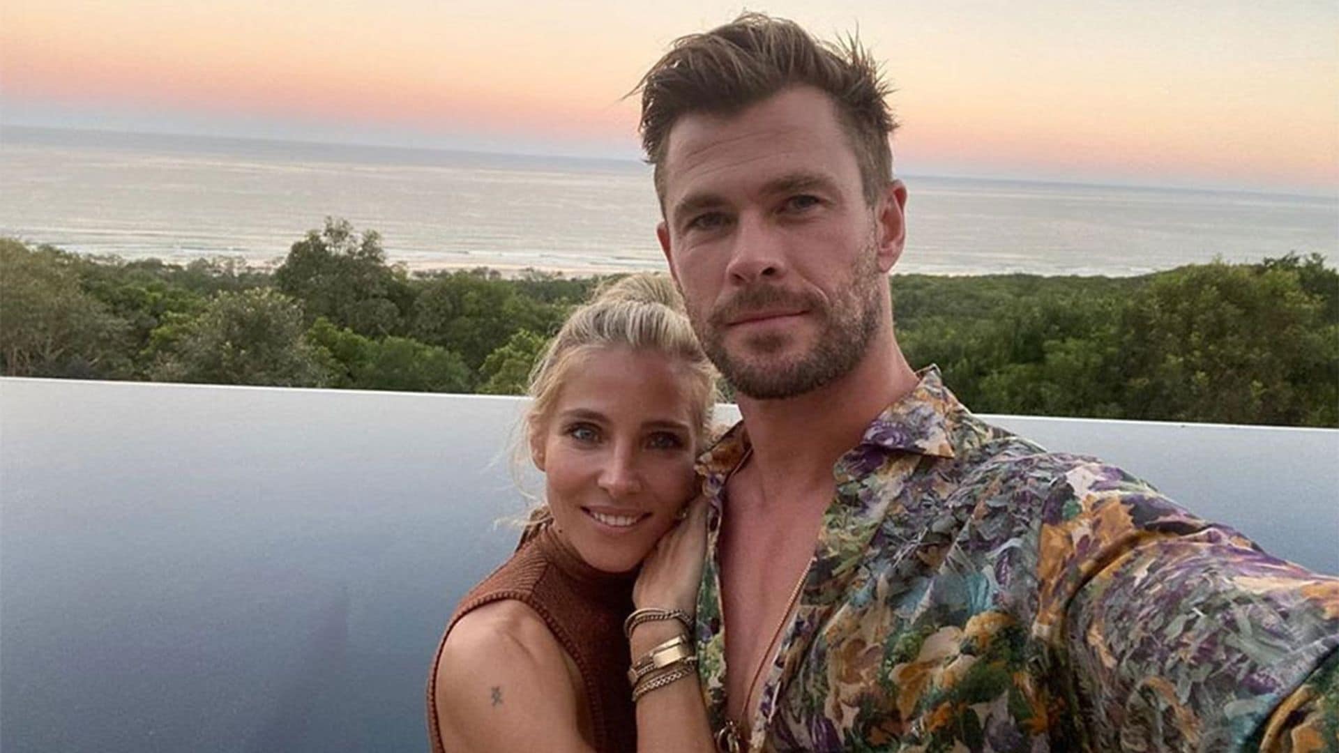 Elsa Pataky y Chris Hemsworth, de 'estreno' en su propia casa