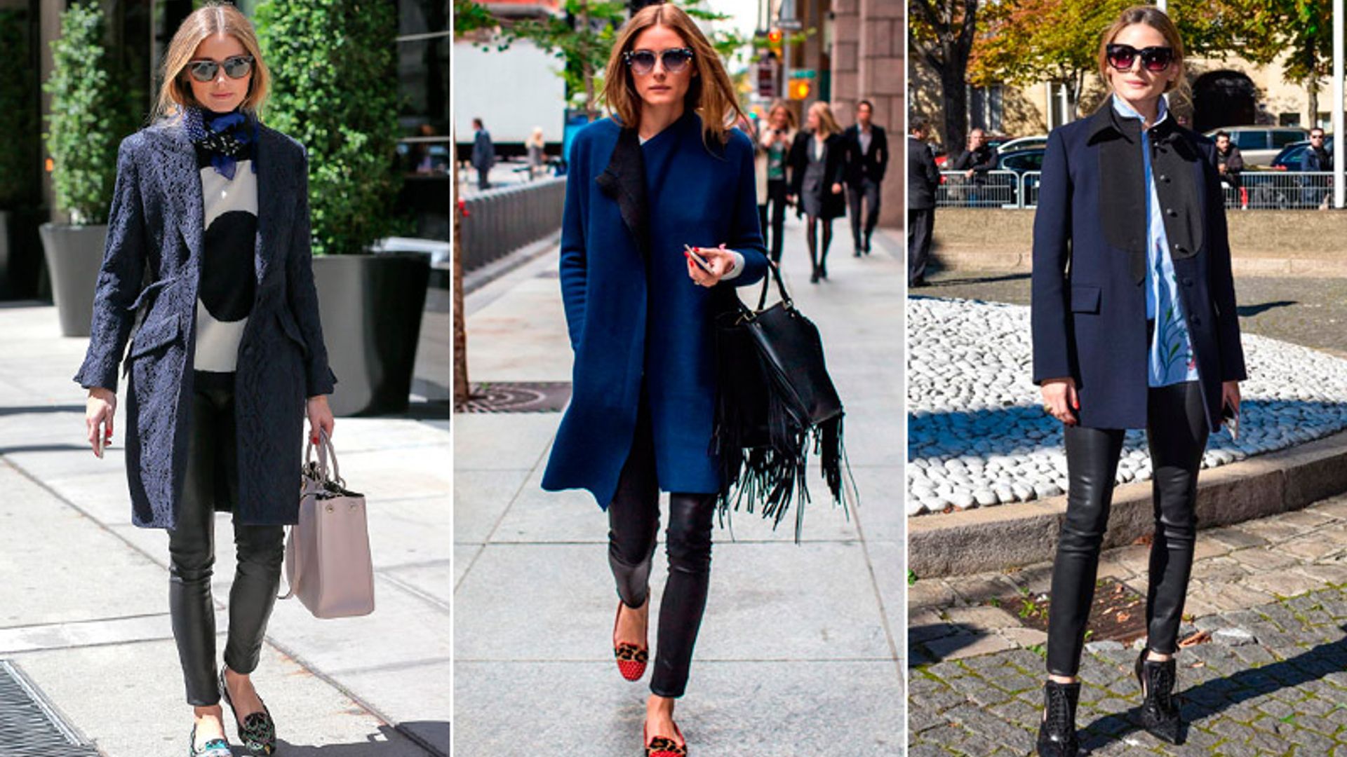 ¿Azul marino y negro? ¡Sí, se puede... con estos trucos de Olivia Palermo!