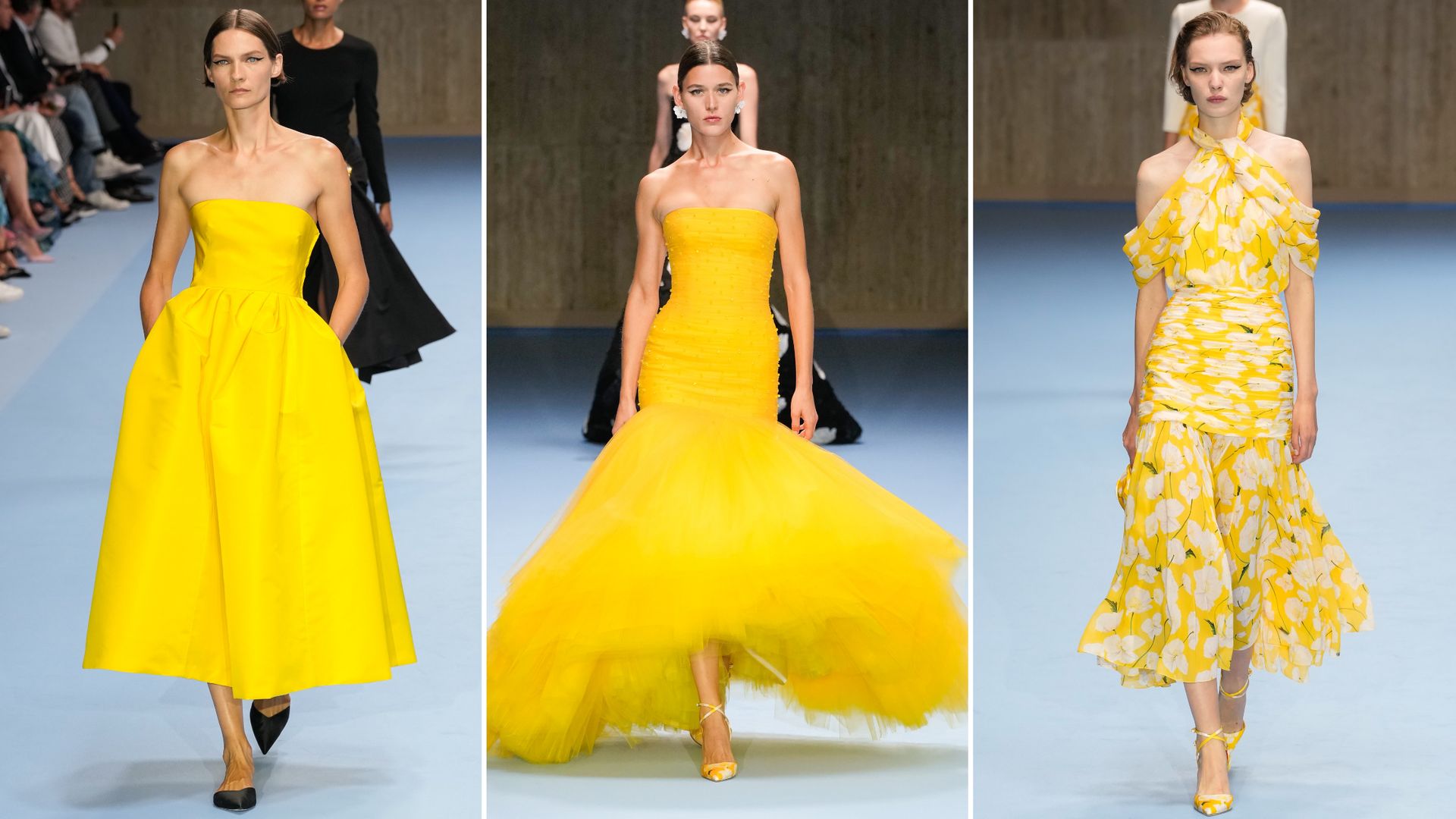 Un ‘pop’ de color amarillo fue el broche de oro de una pasarela de ensueño