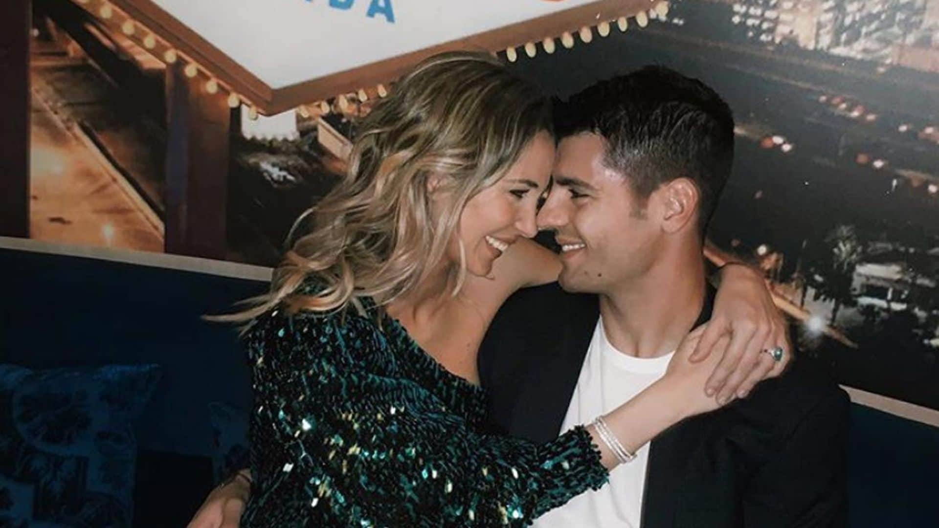 ¡Al estilo Las Vegas! Así celebraron Álvaro Morata y Alice Campello el cumpleaños del futbolista