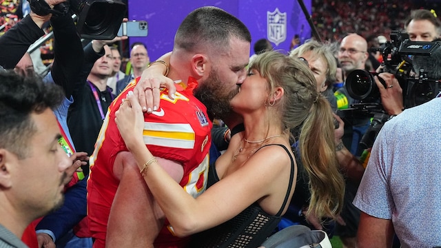 Taylor Swift y Travis Kelce. Final Super Bowl