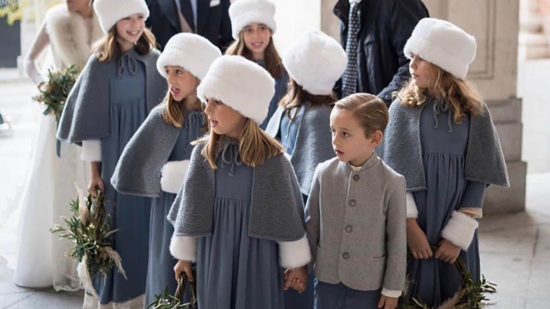 14 niños de arras en bodas de invierno que destacaron y nos sirven de inspiración