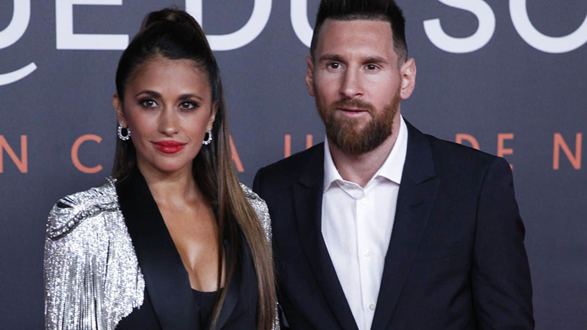 Antonela Roccuzzo se marca un 'Pedroche' en la gran noche de Leo Messi