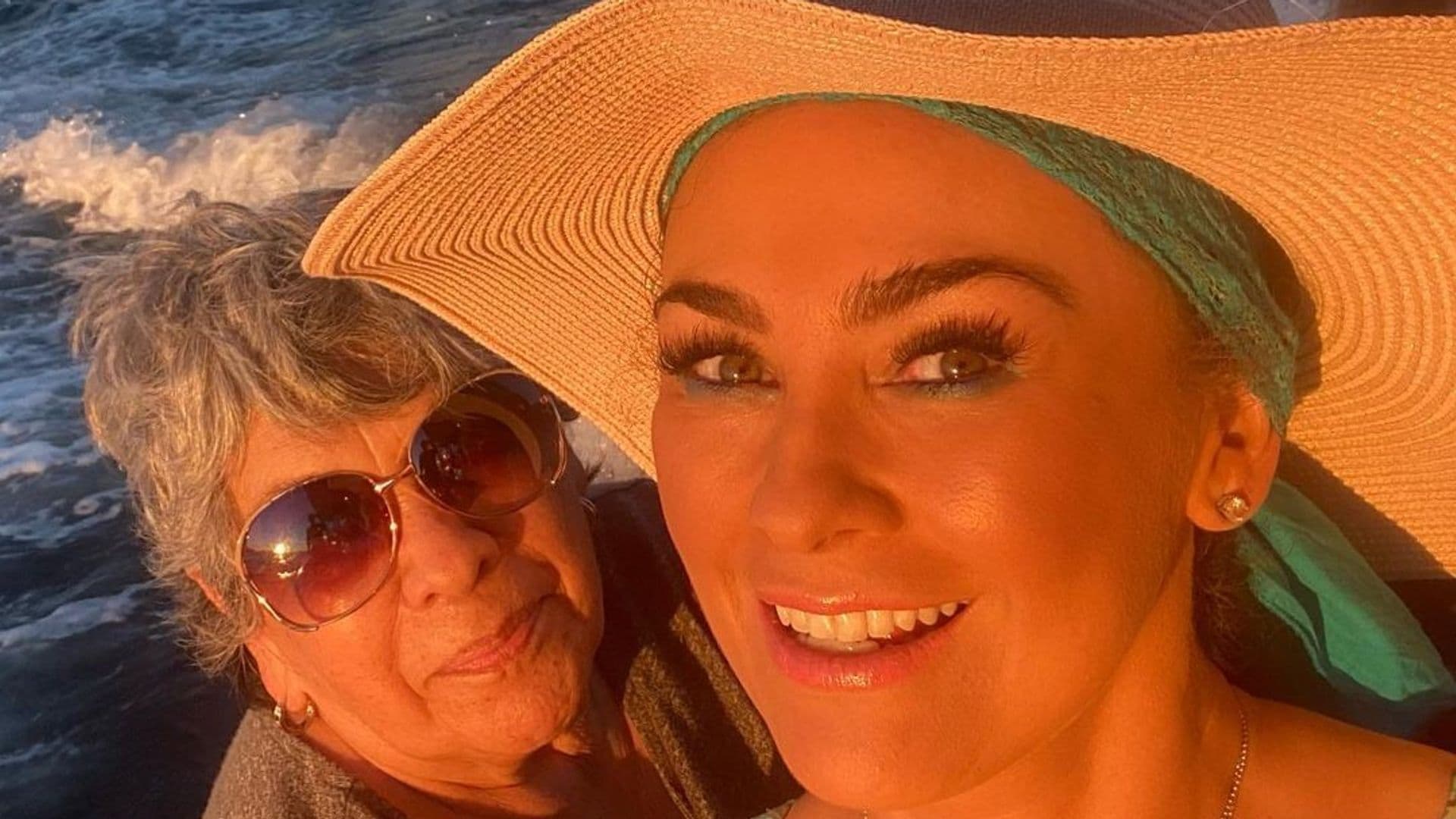 A nueve meses de la partida de su mamá, Aracely Arámbula la recuerda: 'No ha sido nada fácil'