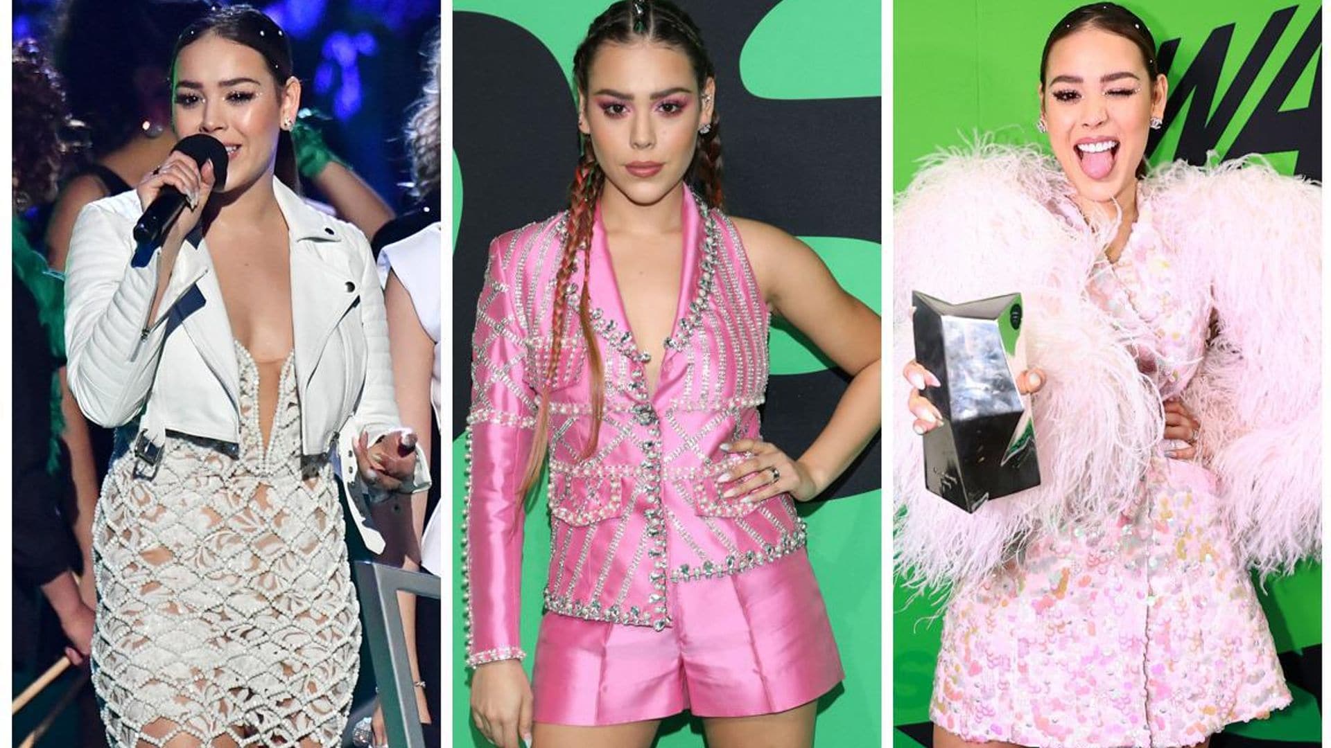 Danna Paola y sus increíbles looks en los Spotify Awards