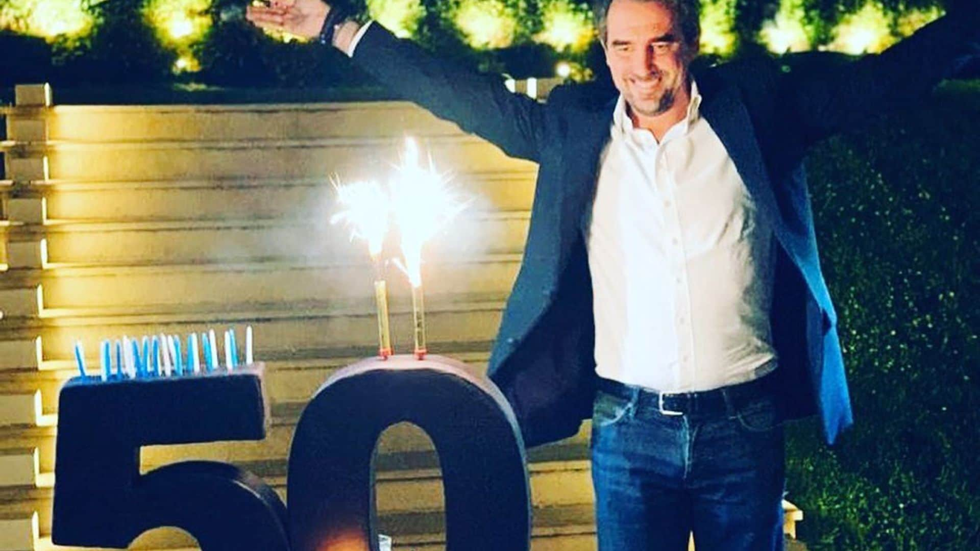 Tatiana Blatnik sorprende a su marido, Nicolás de Grecia, con una gran fiesta de cumpleaños