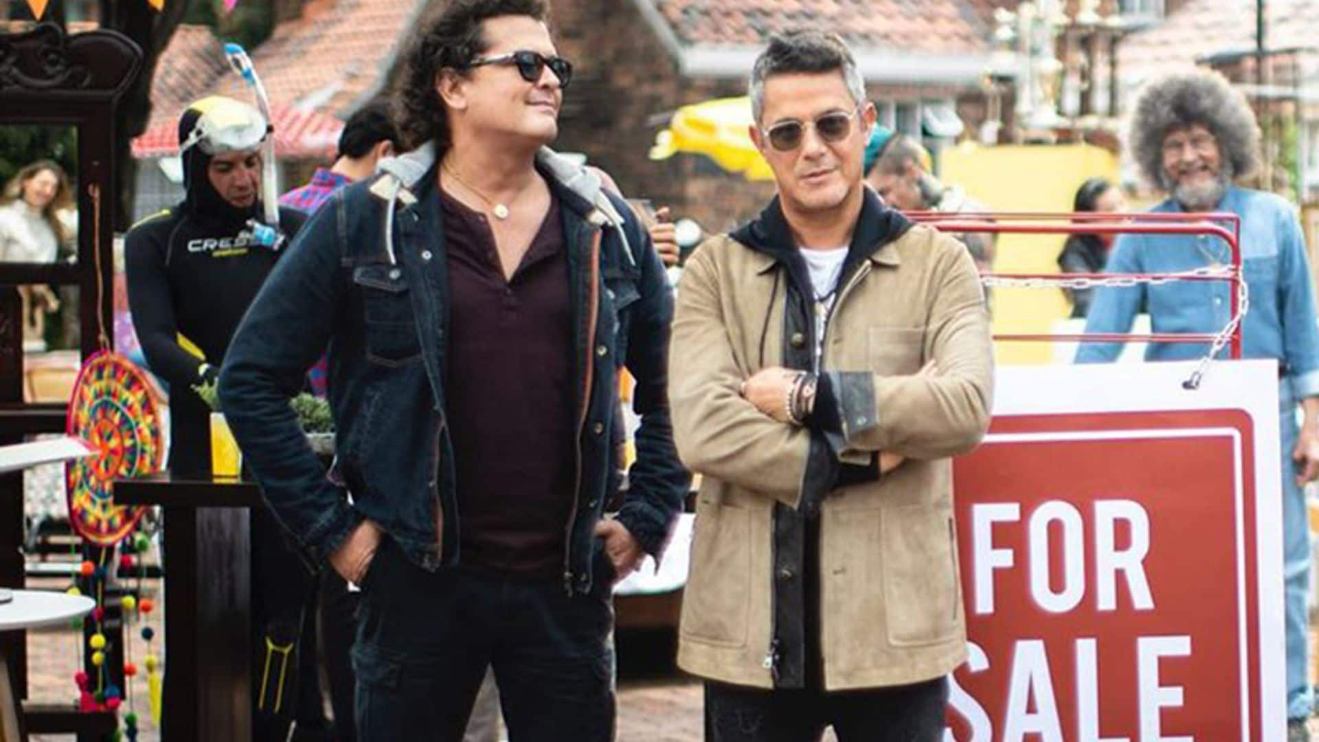 ¡Bueno, bonito, barato! Carlos Vives y Alejandro Sanz muestran las tomas falsas de su videoclip