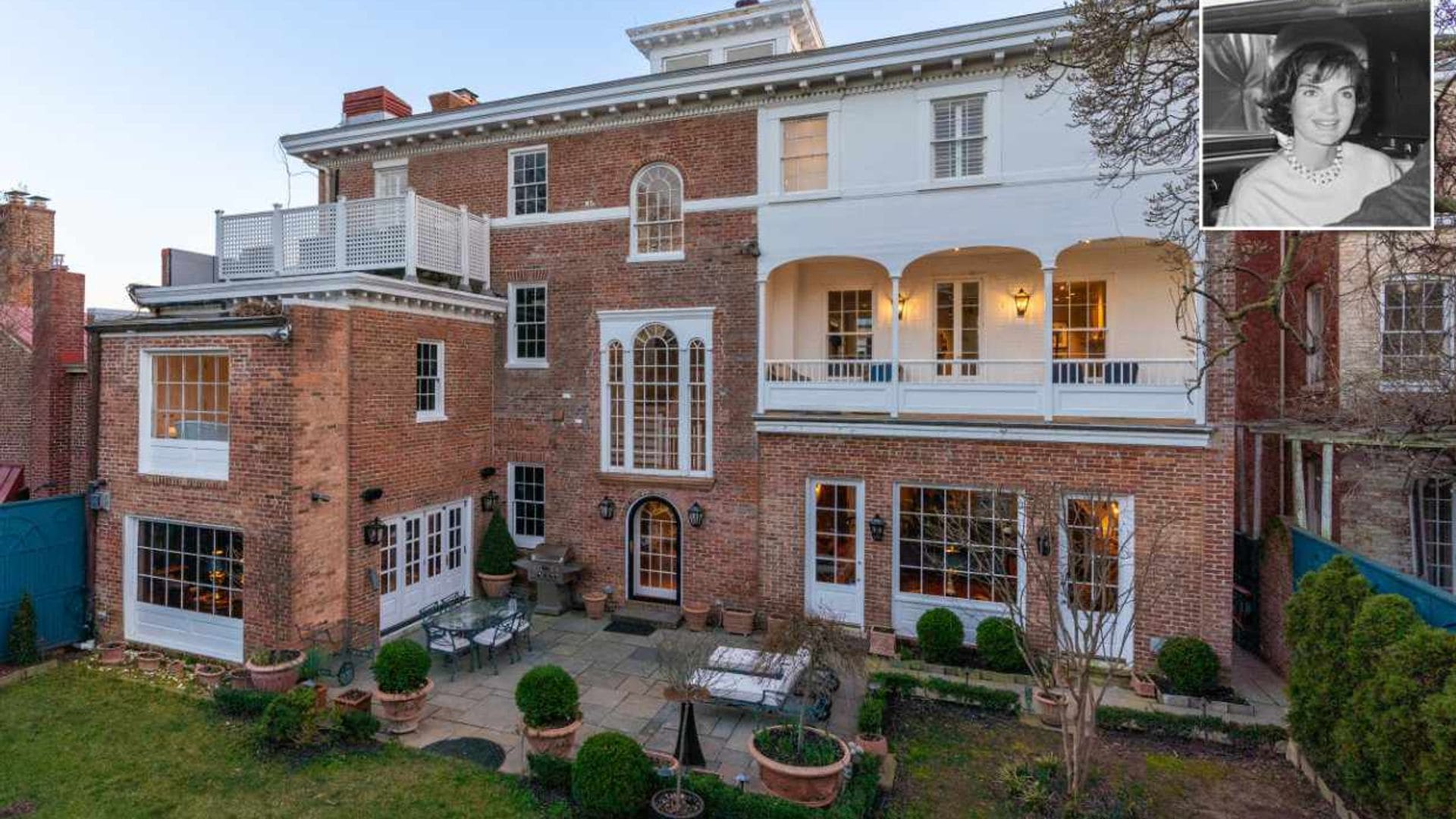 La lujosa casa donde vivió Jackie Kennedy en Georgetown sale a subasta