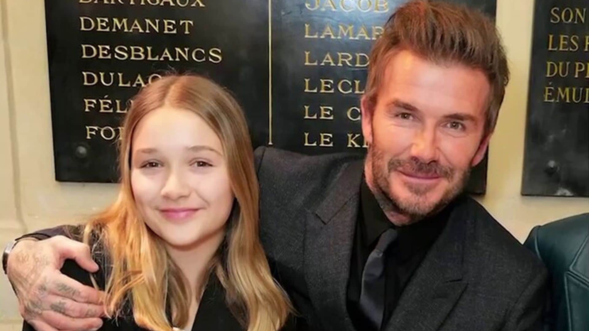 ¿Papá celoso? David Beckham pide a sus hijos que se preparen para cuidar a su hermanita, Harper