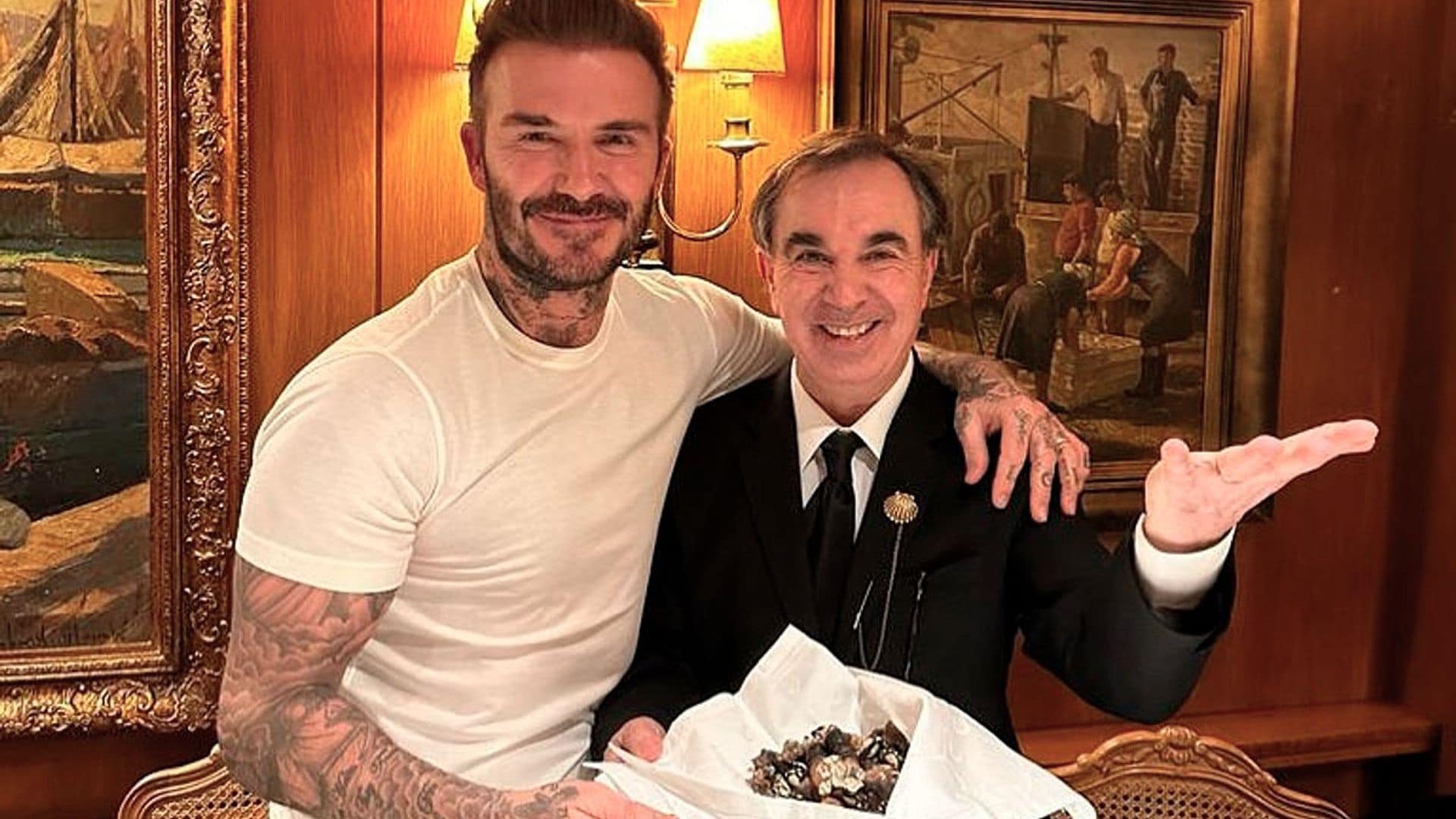 La fascinación de Beckham por los percebes y las angulas