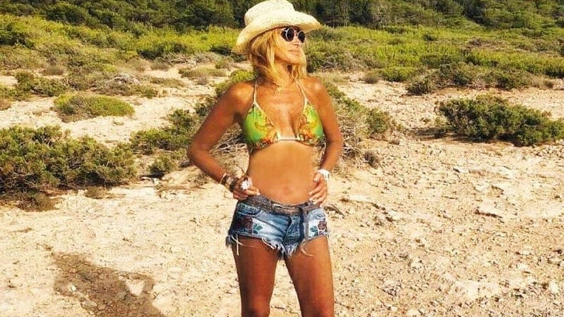 Adela Micha y el bikini con el que presumió su figura en Ibiza