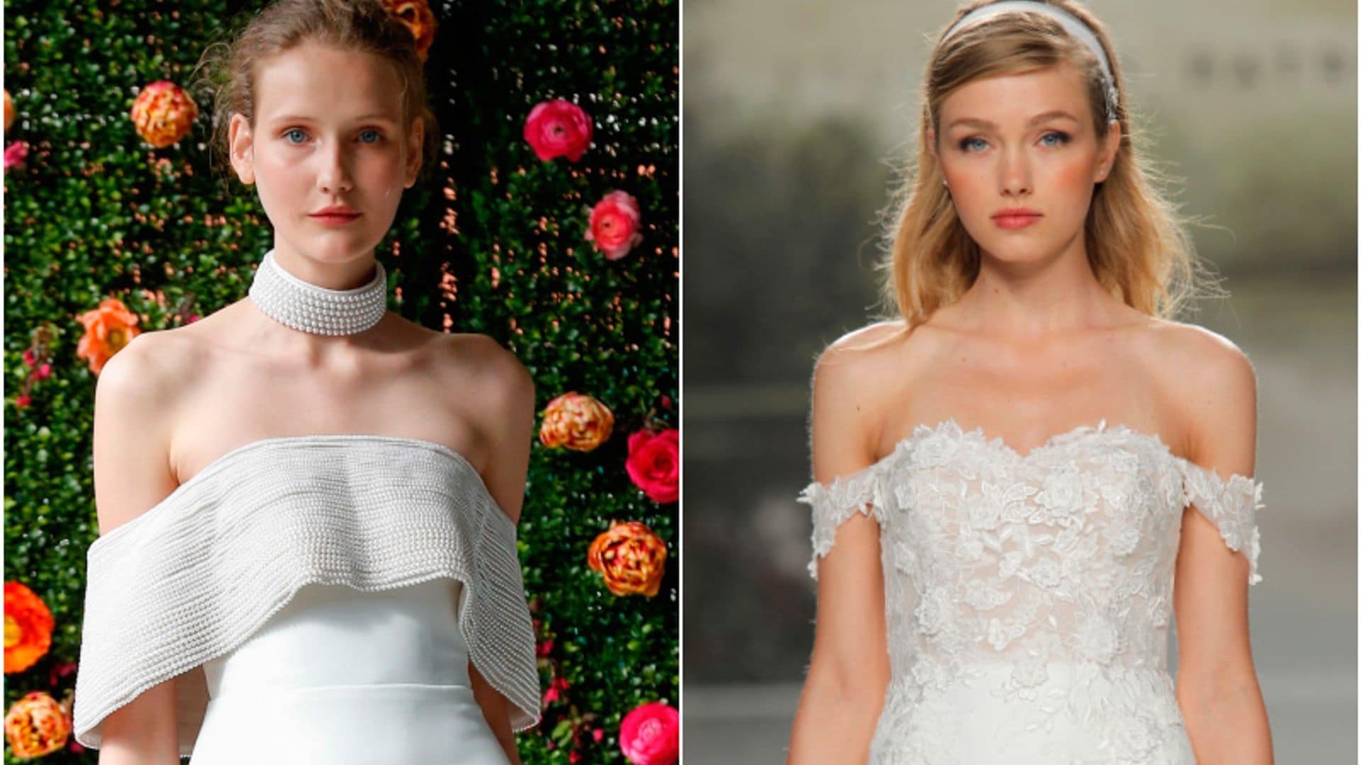 Vestidos 'off-the-shoulder': Novias bajo una nueva perspectiva