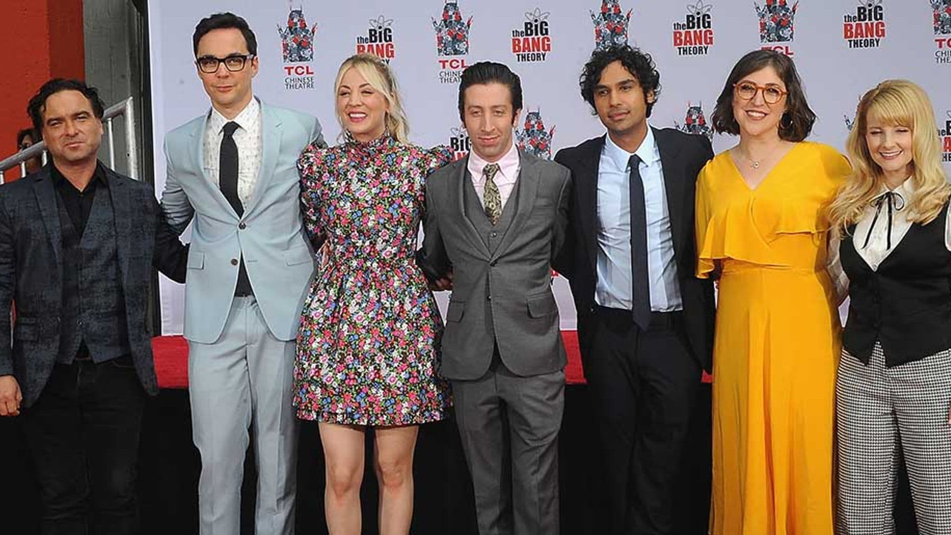 Kaley Cuoco y el elenco de 'The Big Bang Theory' en sus inicios