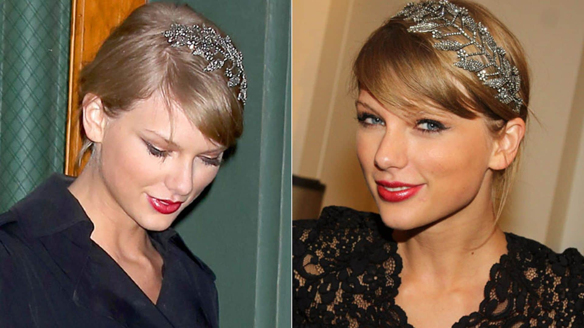 Un recogido con diadema-joya como Taylor Swift, paso a paso