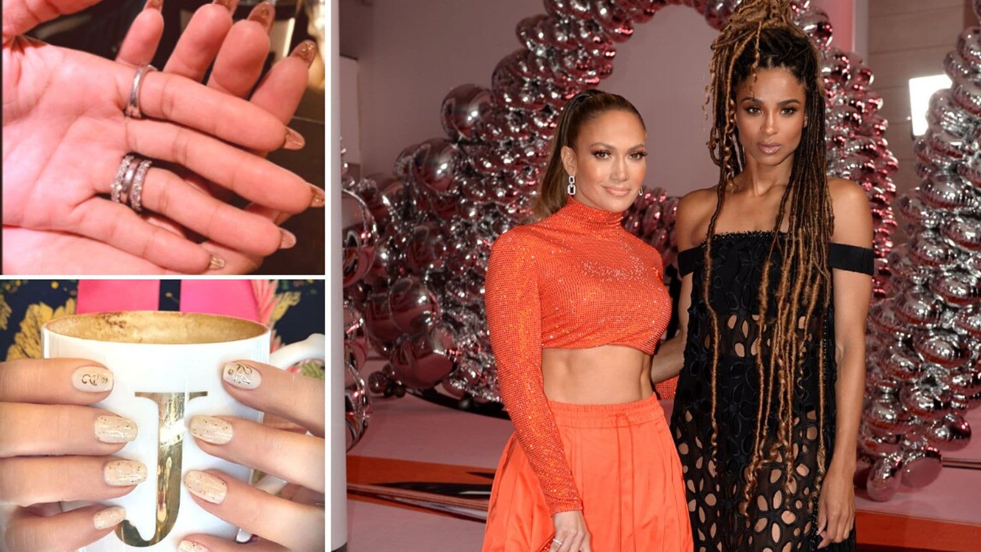 Jennifer Lopez y Ciara rinden un homenaje a Kobe y Gianna Bryant con un diseño especial en sus uñas