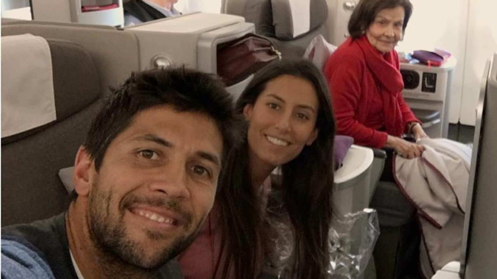 Ana Boyer y Fernando Verdasco, rumbo a Miami donde pasarán la Navidad