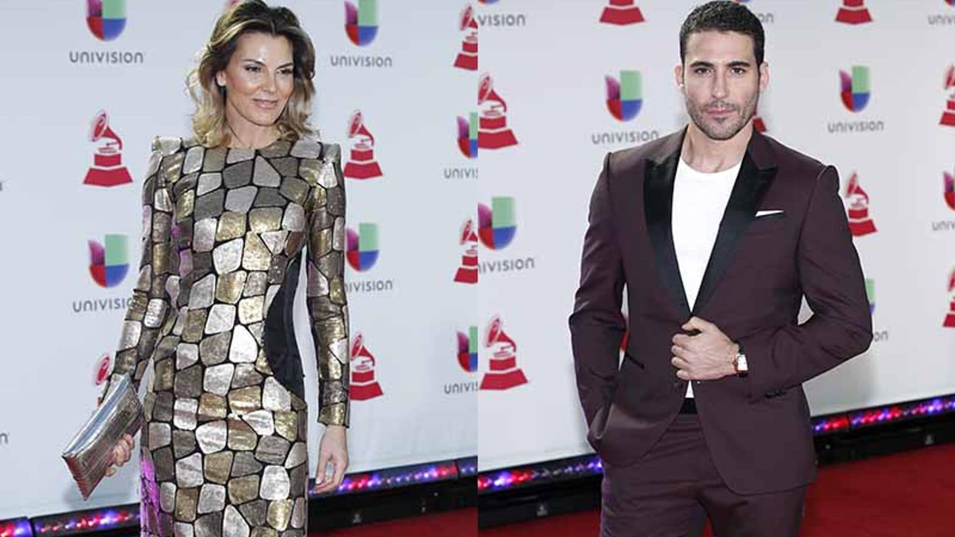 Desfile de españoles en la alfombra roja de los Grammy Latinos