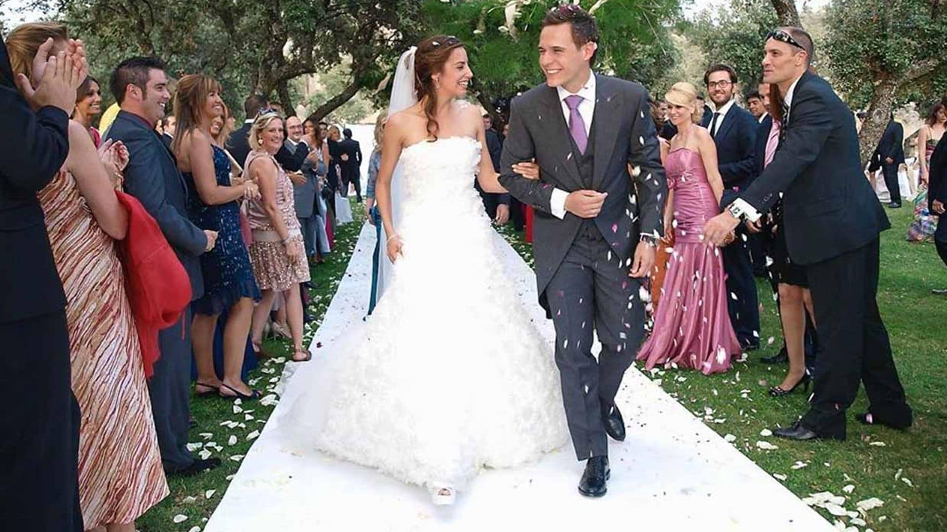 Christian Gálvez y Almudena Cid celebran diez años de casados desvelando una anécdota de su boda