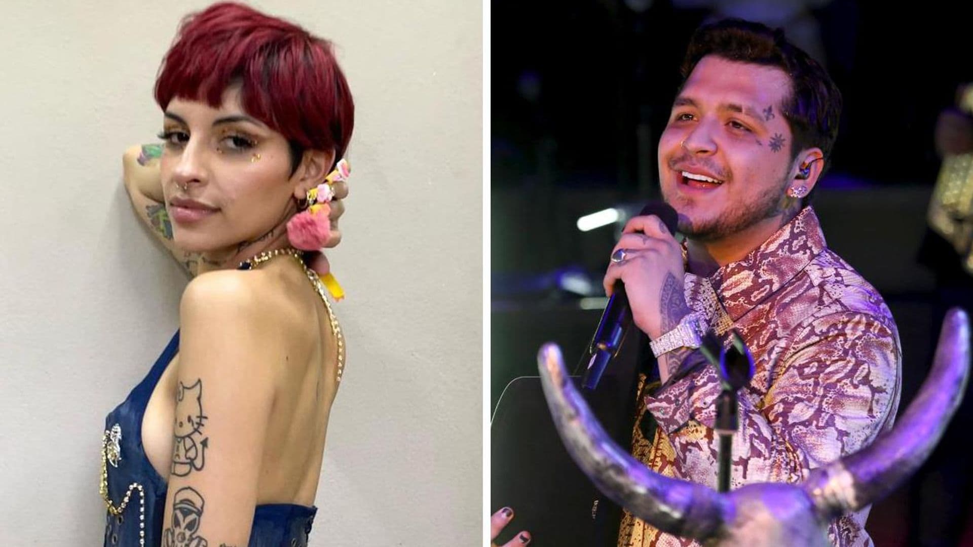 Sólo amigos: Cazzu rechaza que entre ella y Christian Nodal exista romance