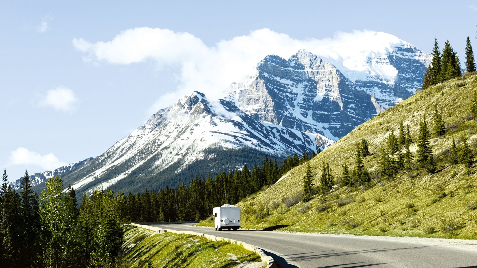 Ruta en autocaravana por el Parque Nacional de Banff, Canadá