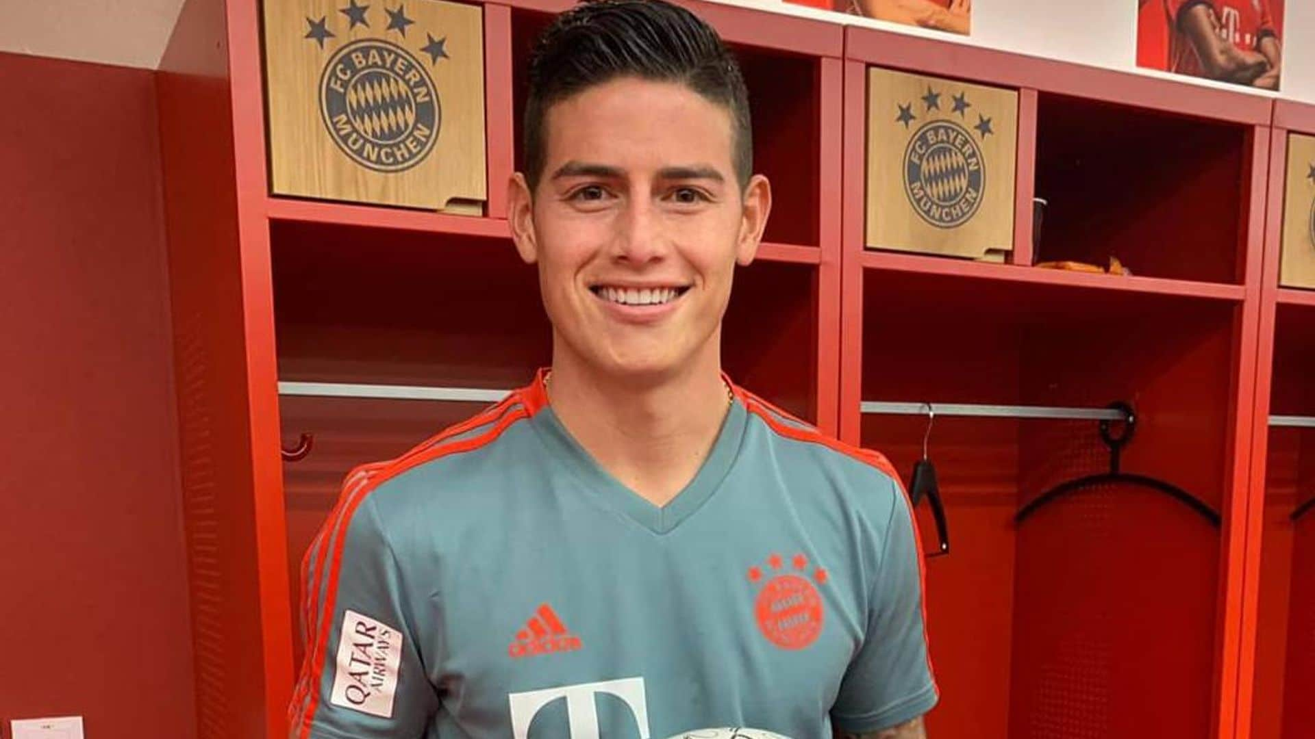 James Rodríguez comparte una nueva –y adorable—foto con su bebé Samuel