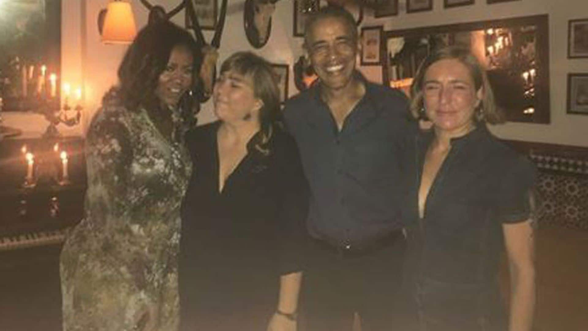 EXCLUSIVA: Una visita a El Escorial y una cena fusión ponen fin a la visita de la familia Obama en Madrid