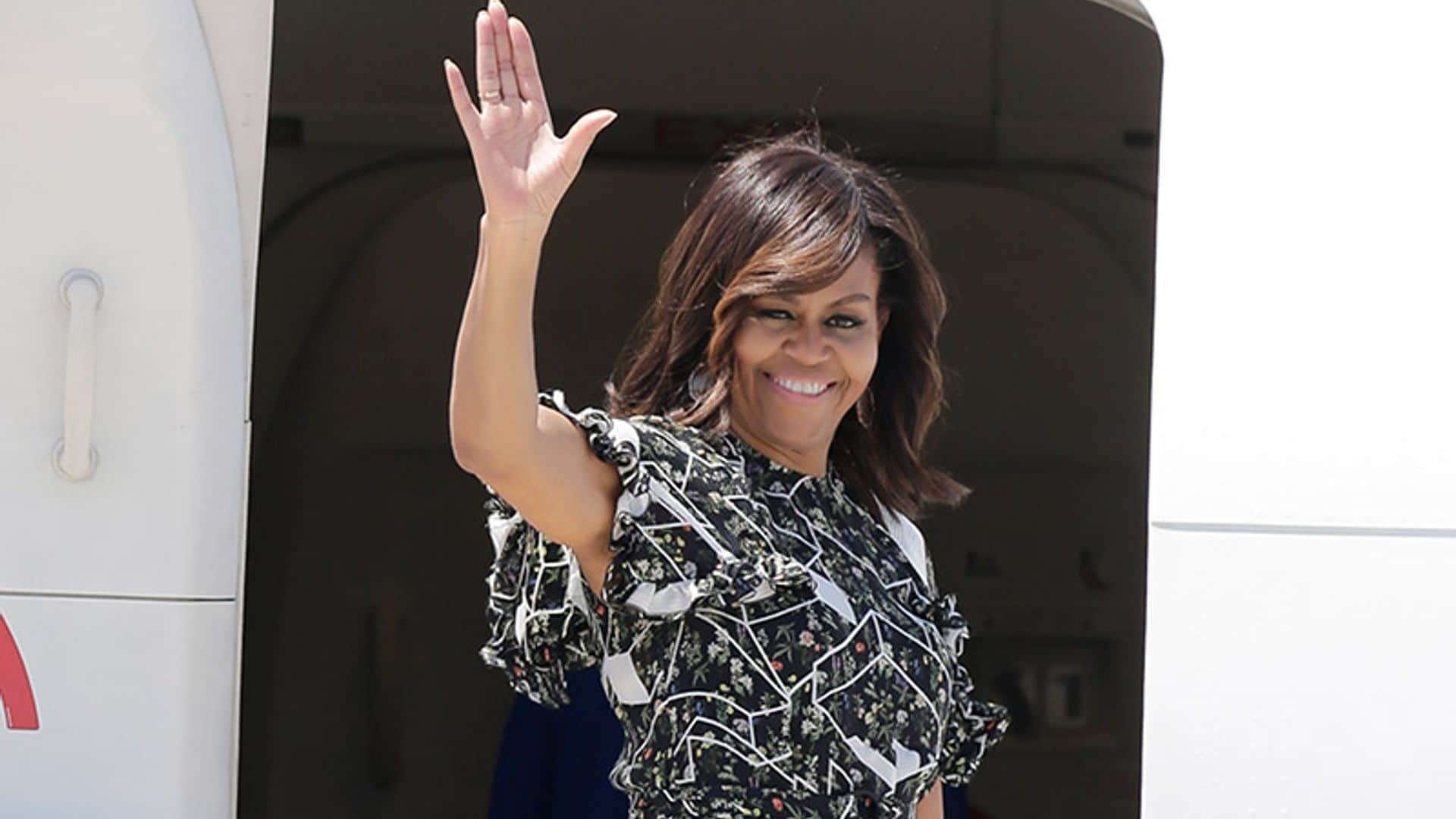 Michelle Obama visita Mallorca invitada por el exembajador estadounidense James Costos