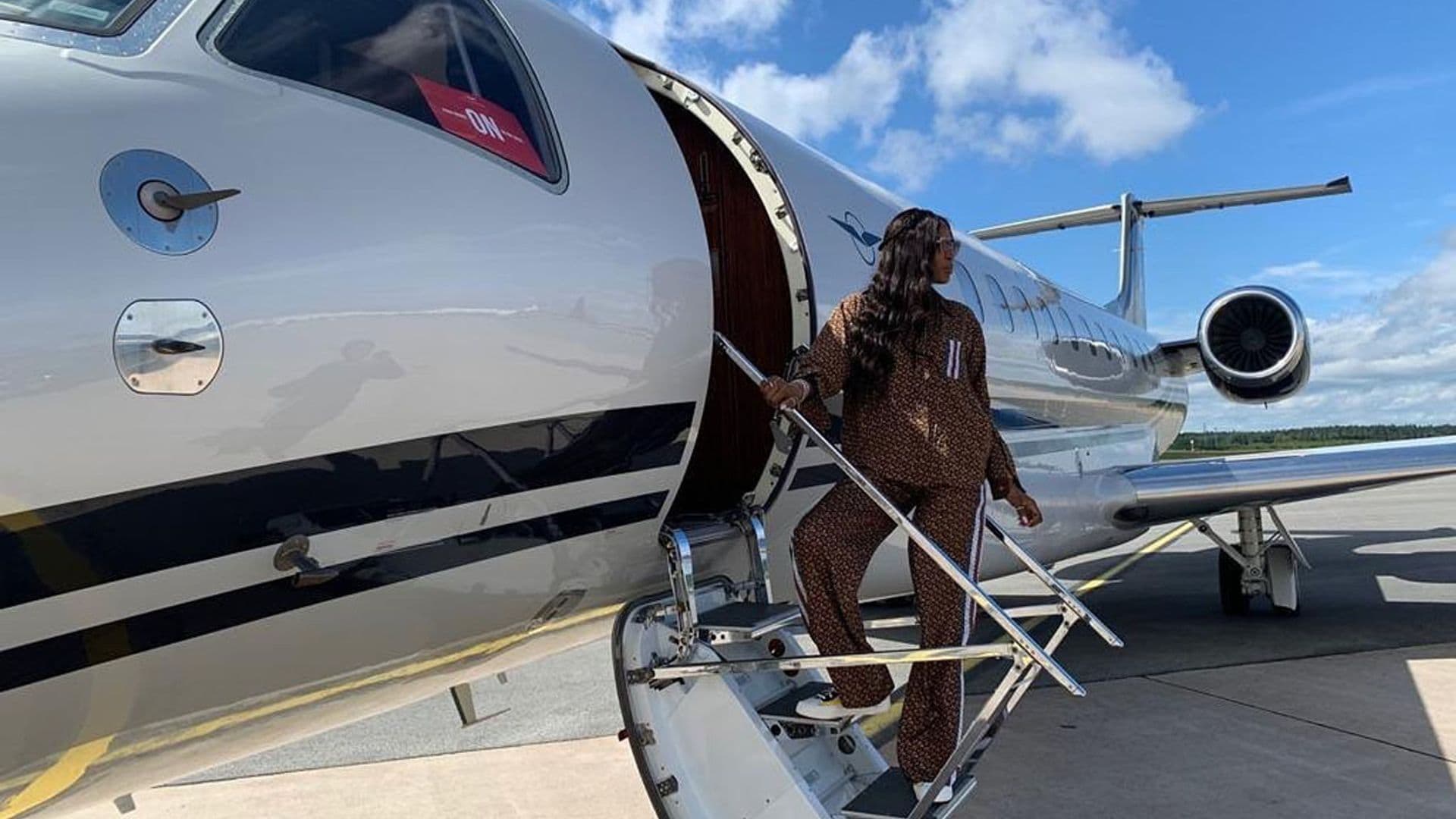 Naomi Campbell, maniática de la limpieza hasta en el avión