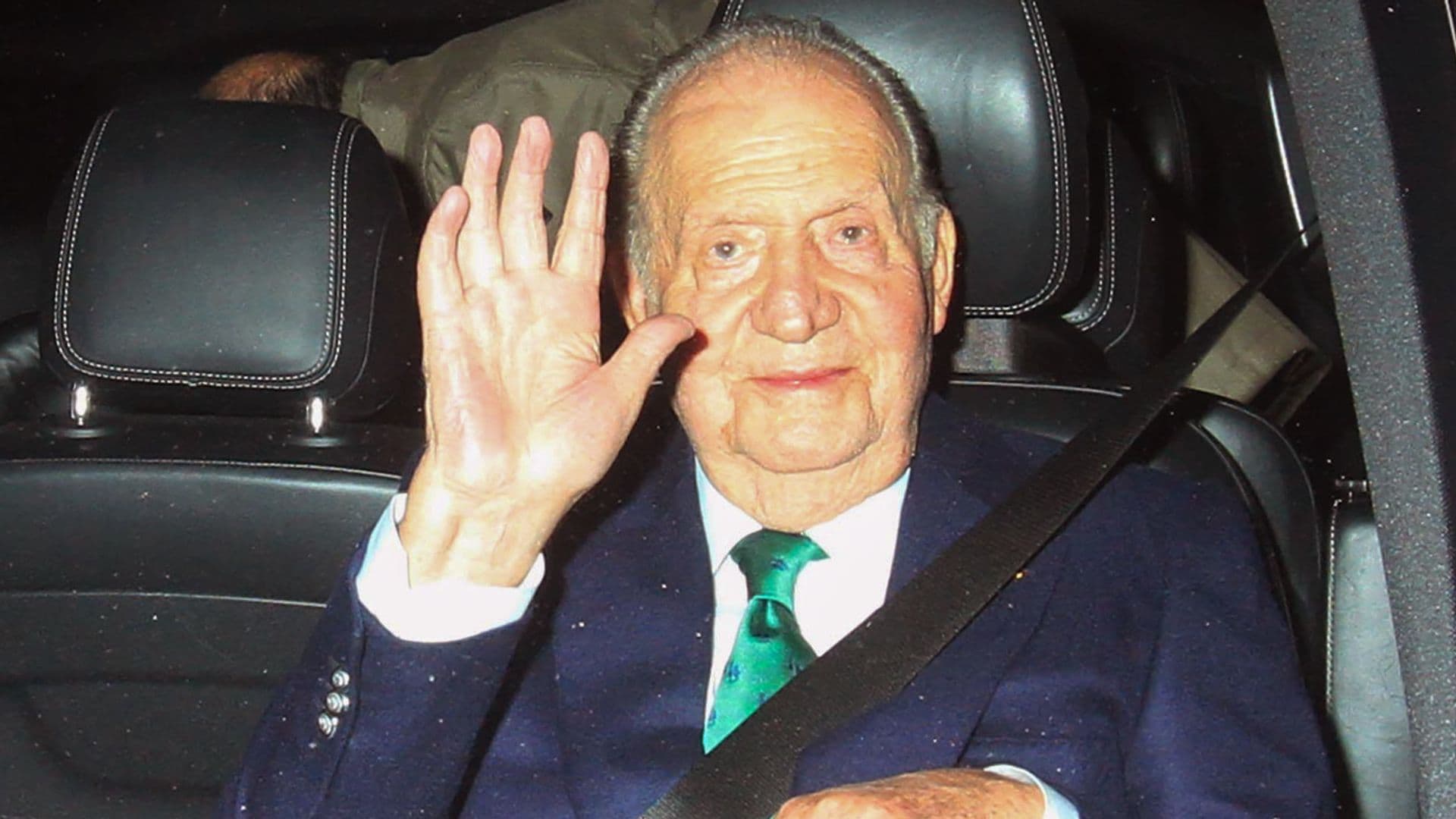 EXCLUSIVA: Las imágenes del reencuentro del rey Juan Carlos con Irene y Miguel Urdangarin en Londres