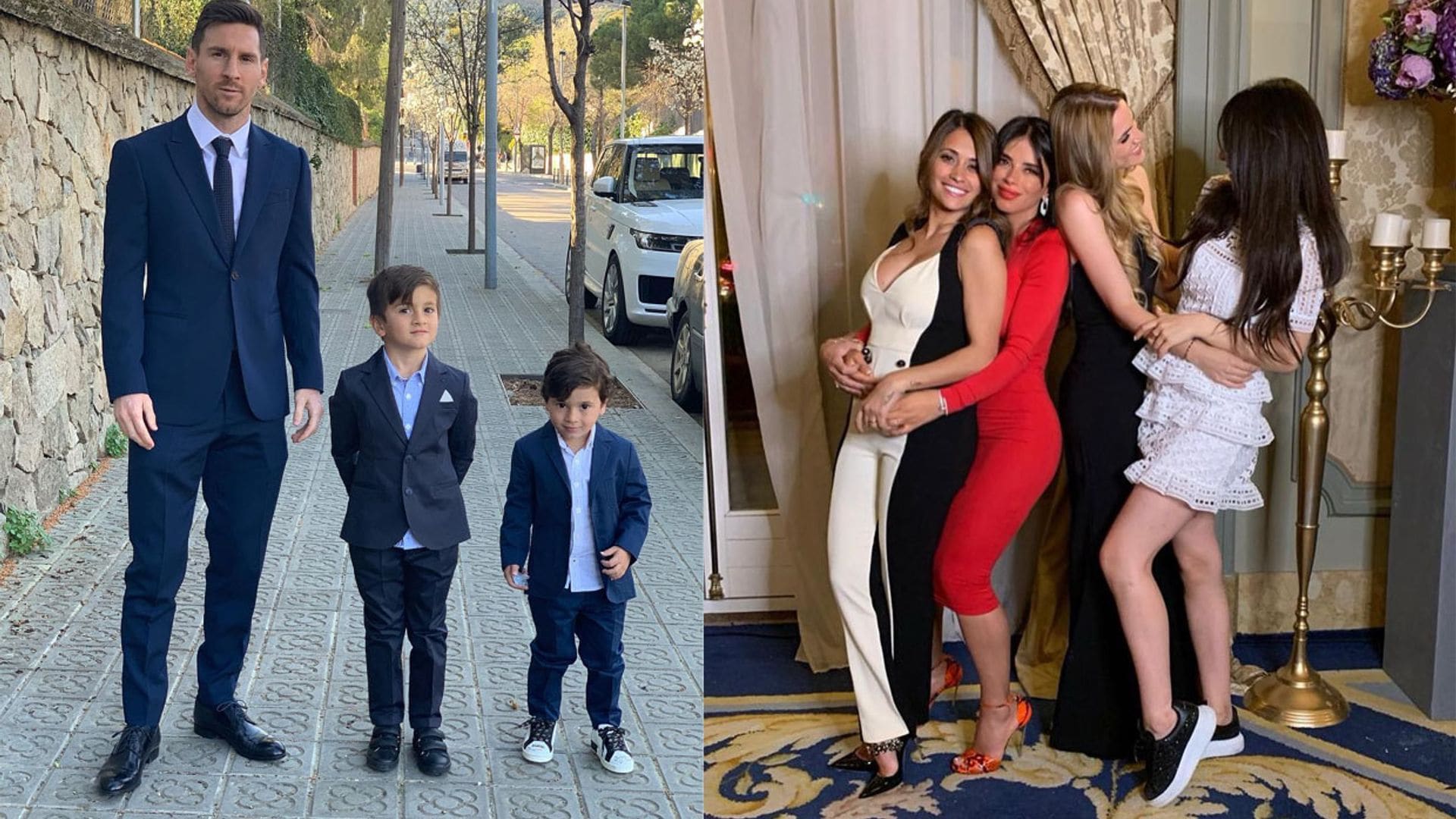 El bautizo con inspiración ‘real’ de los hijos de Cesc Fábregas al que asistió Messi con su familia