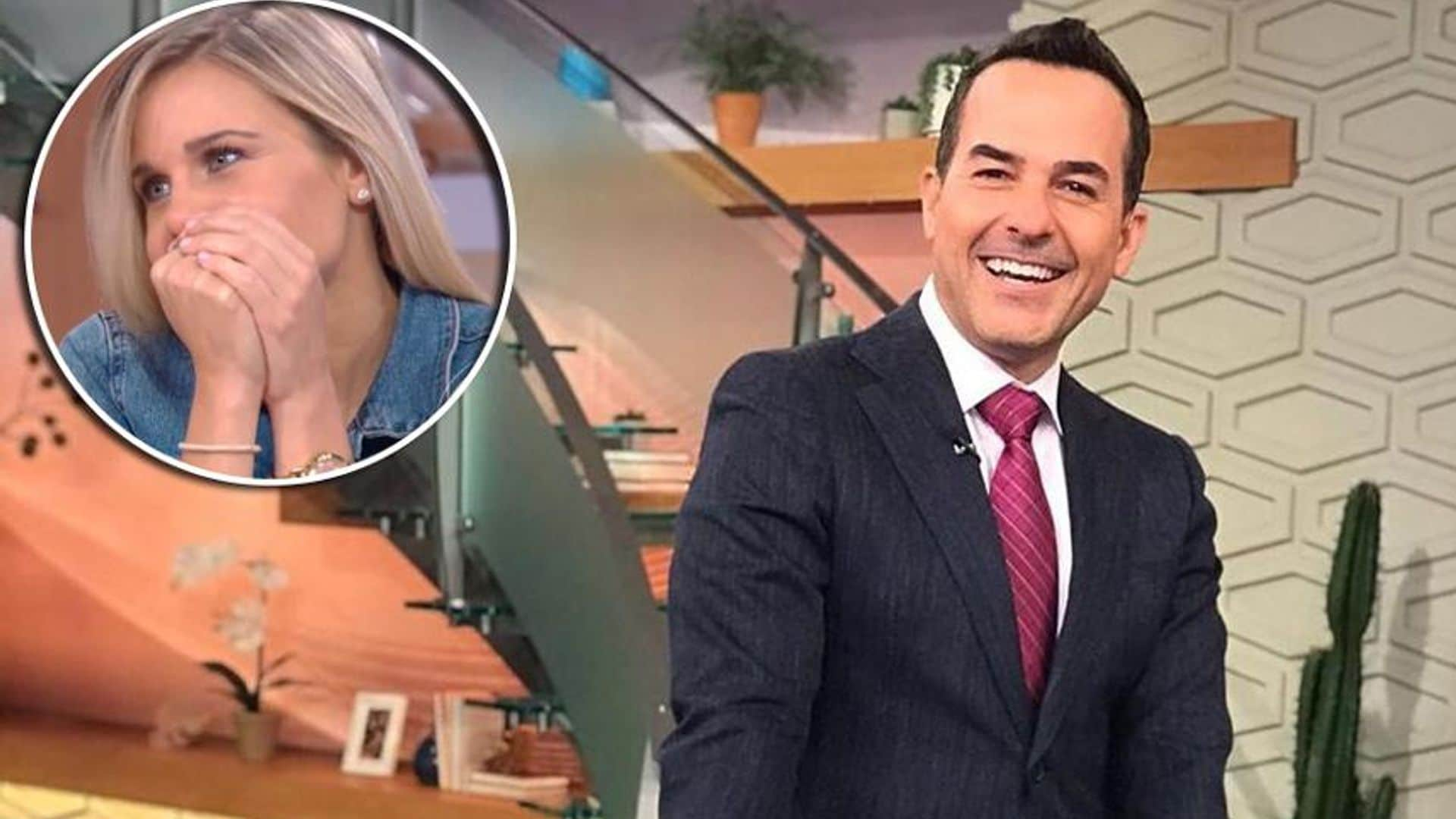 Carlos Calderón regresa a 'Despierta América' ¡acompañado de su novia!