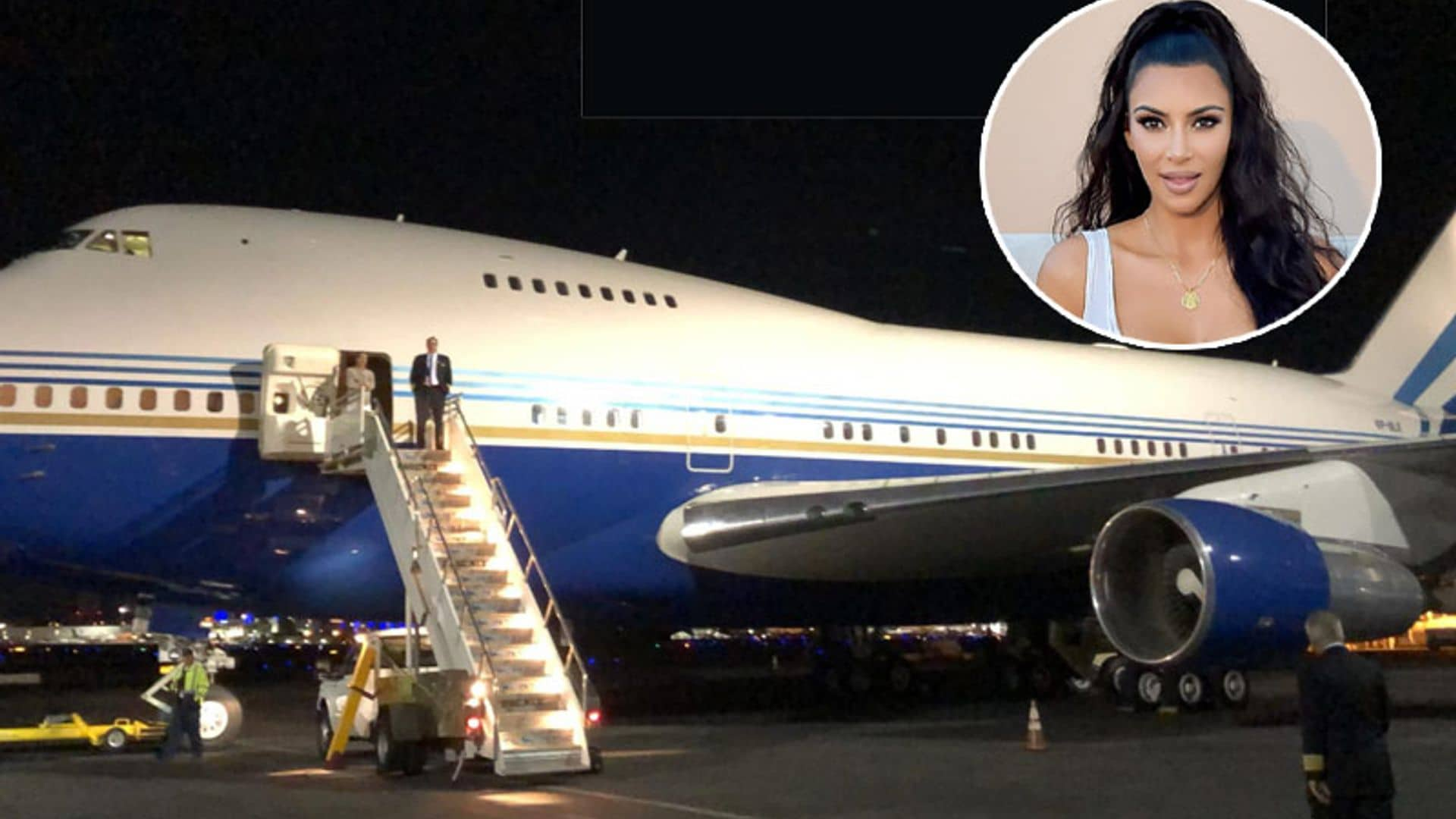 Así vuela una Kardashian: Kim muestra todos los lujos a bordo de un espectacular avión privado