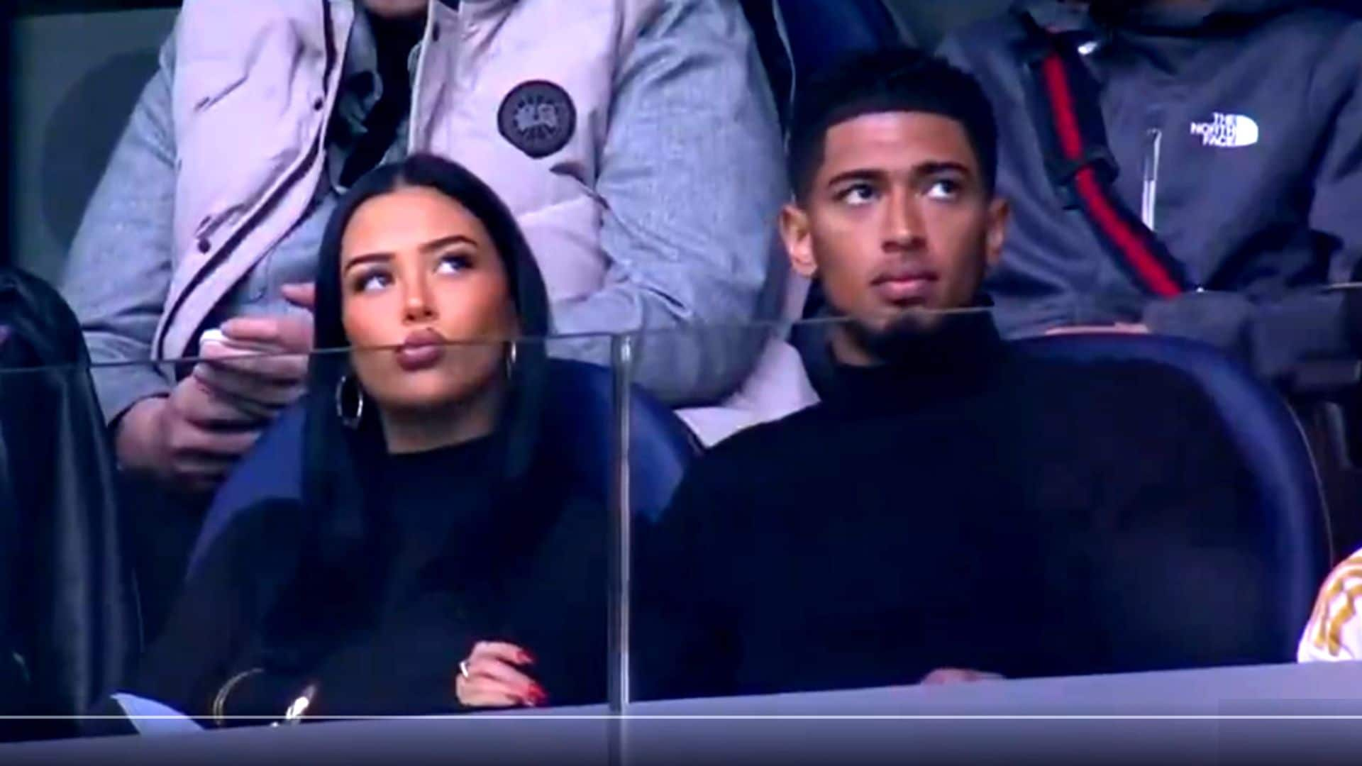 Jude Bellingham presume (por fin) de novia en el palco del Bernabéu: la espectacular modelo Ashlyn Castro